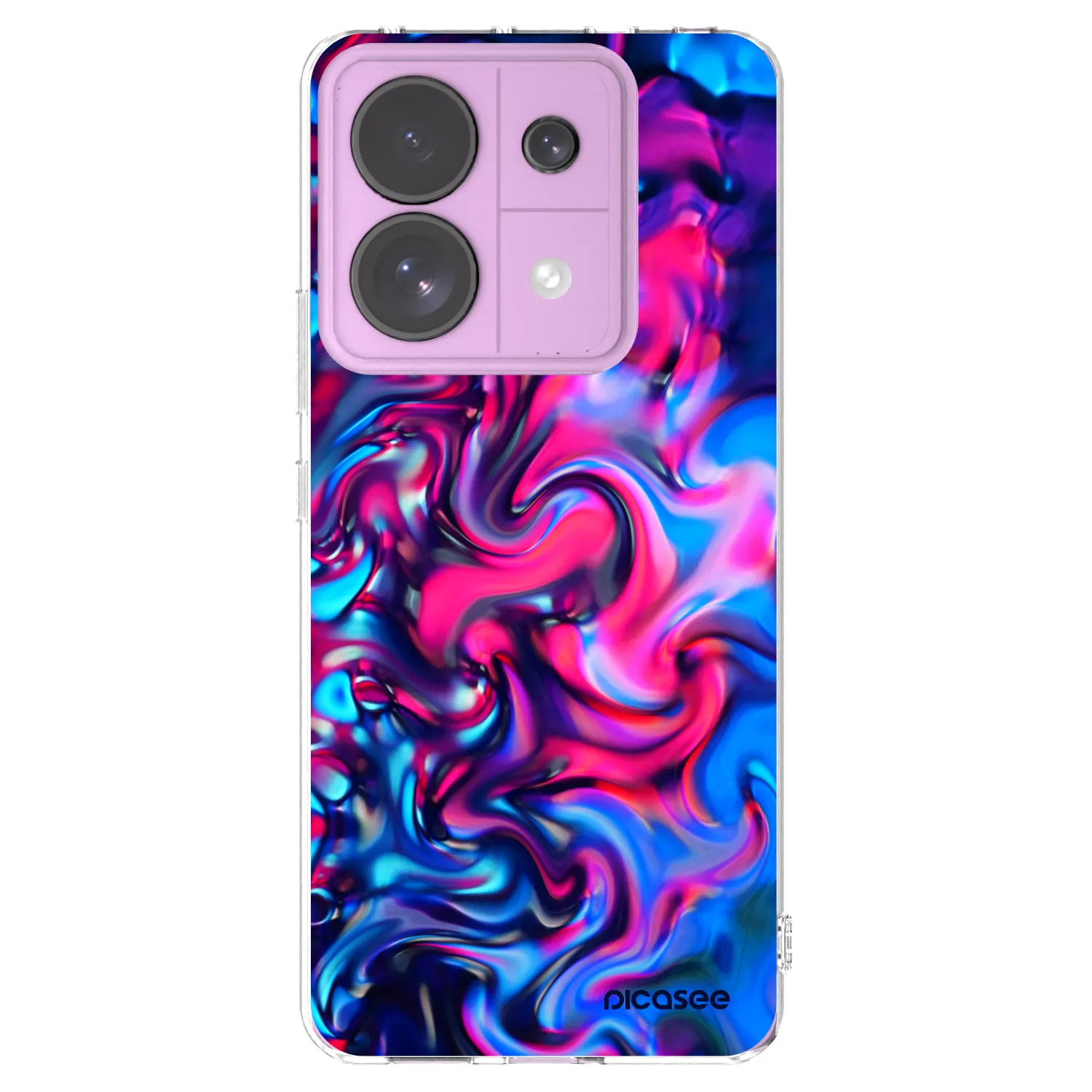 Picasee silikonski prozorni ovitek za Xiaomi Redmi Note 13 Pro 5G - Redlight