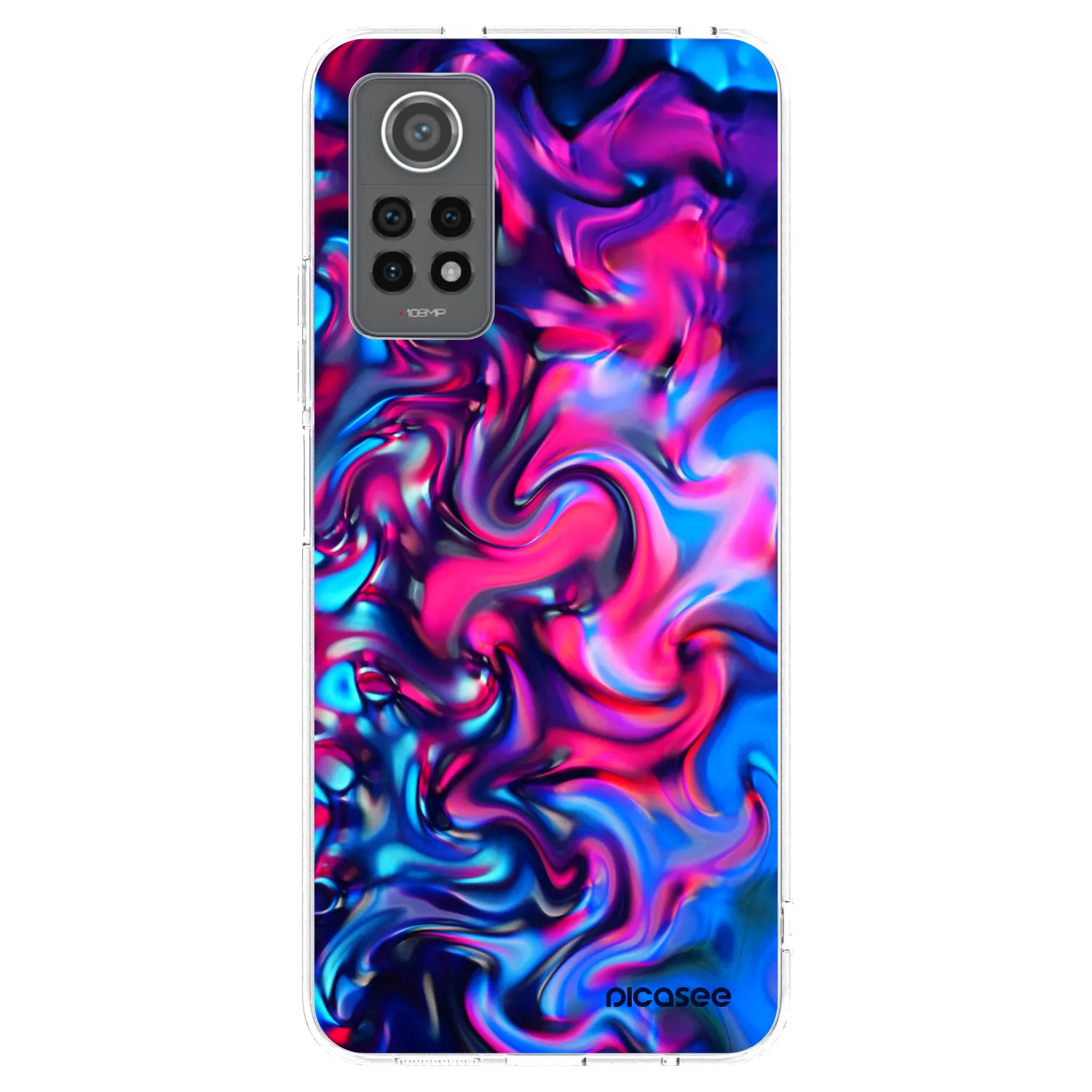 Picasee silikonski prozorni ovitek za Xiaomi Redmi Note 12 Pro 4G - Redlight