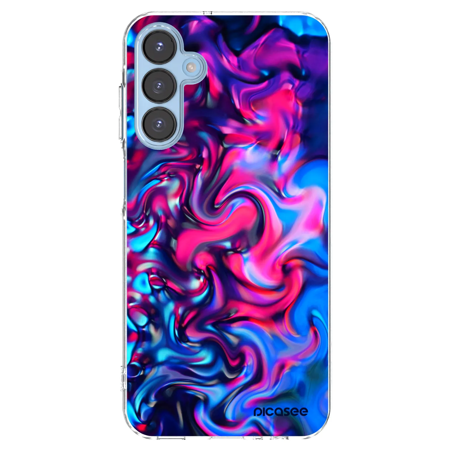 Picasee silikonski prozorni ovitek za Samsung Galaxy A15 A156B 5G - Redlight