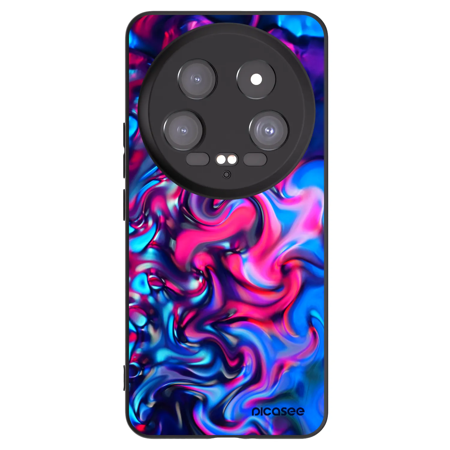 Picasee silikonski črni ovitek za Xiaomi 14 Ultra - Redlight