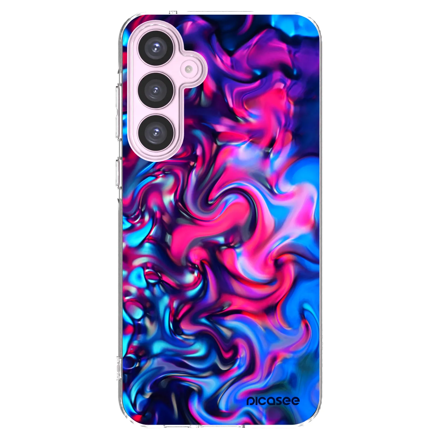 Picasee silikonski prozorni ovitek za Samsung Galaxy A55 5G A556B - Redlight