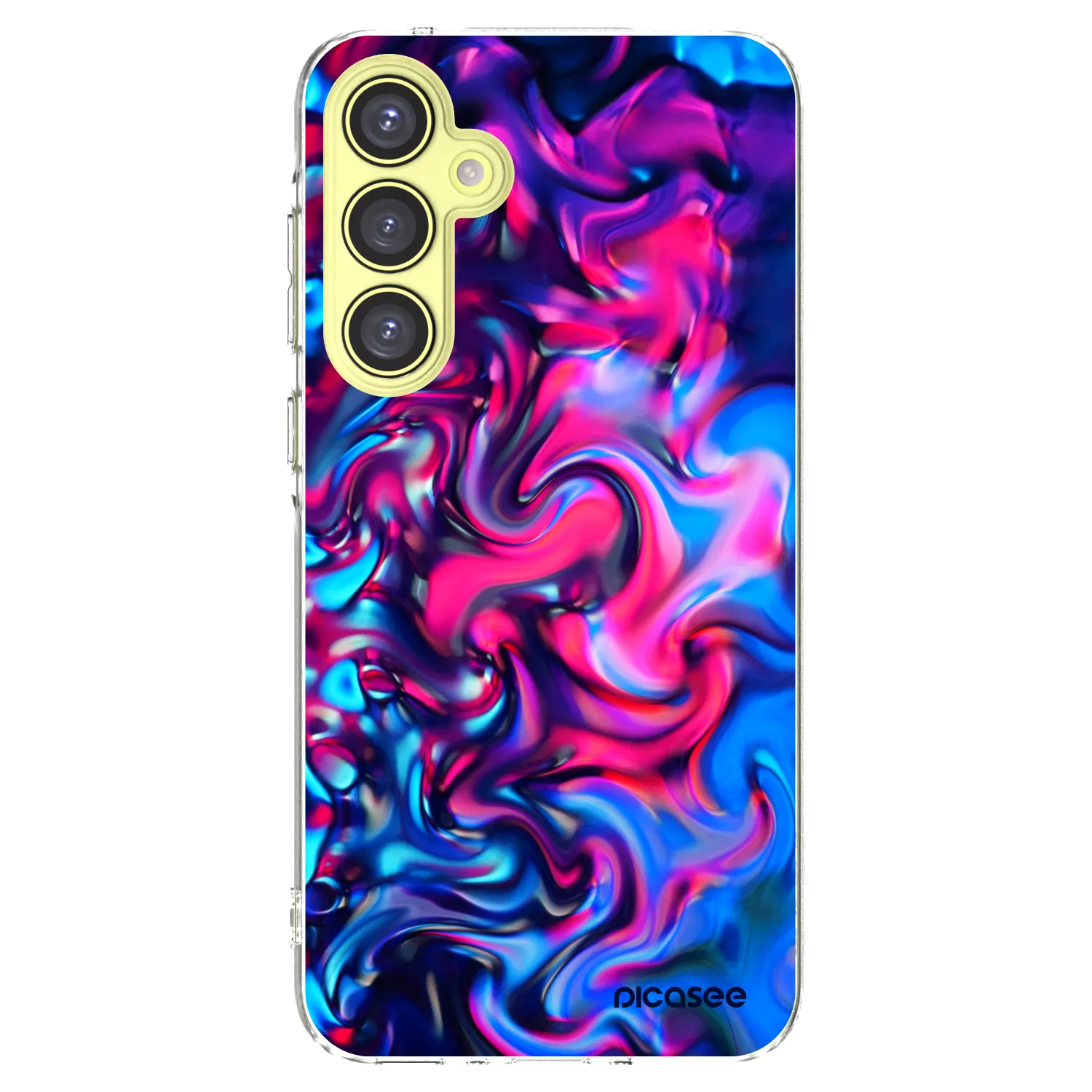 Picasee silikonski prozorni ovitek za Samsung Galaxy A35 5G A356B - Redlight