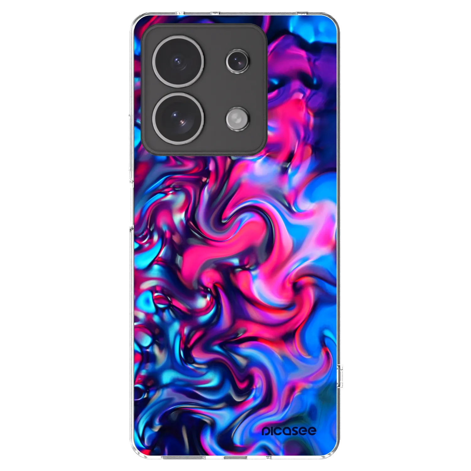 Picasee silikonski prozorni ovitek za Xiaomi Redmi Note 13 4G - Redlight