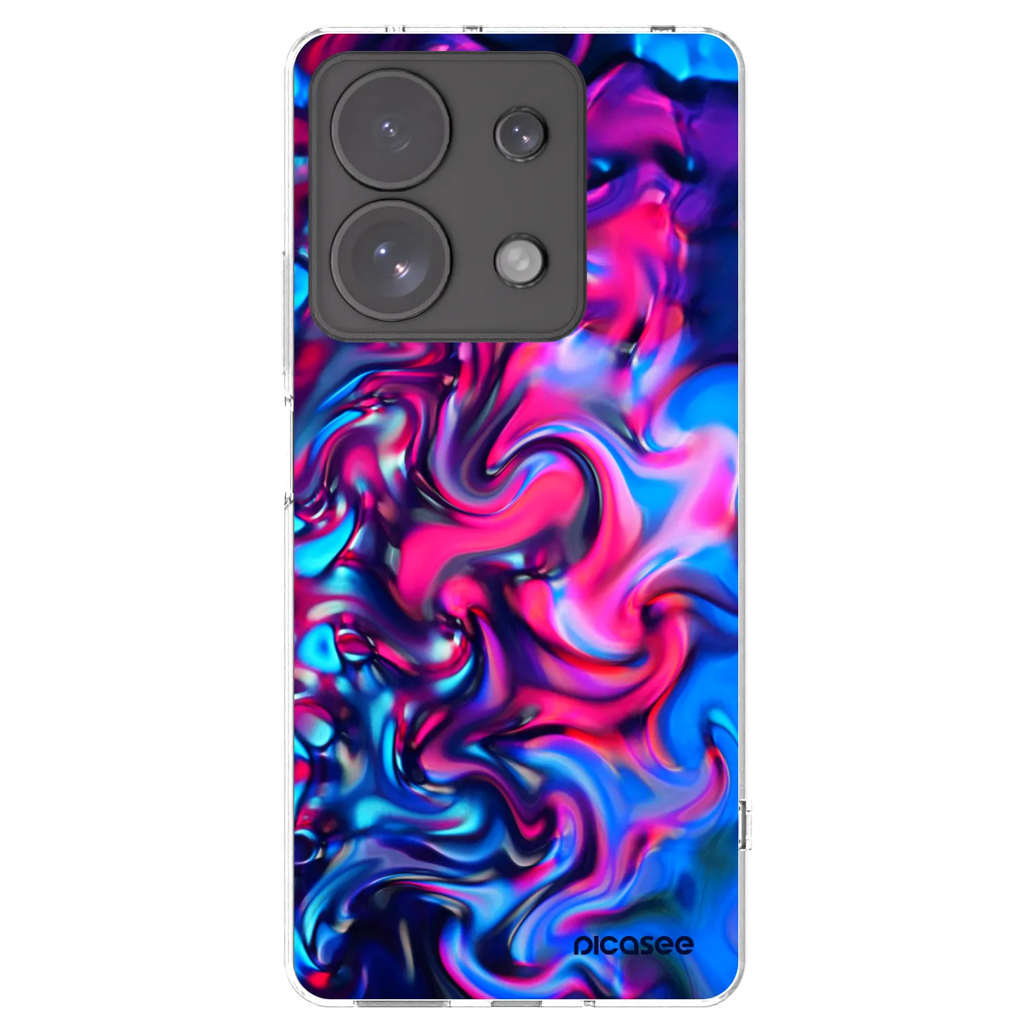 Picasee silikonski prozorni ovitek za Xiaomi Redmi Note 13 Pro 4G - Redlight