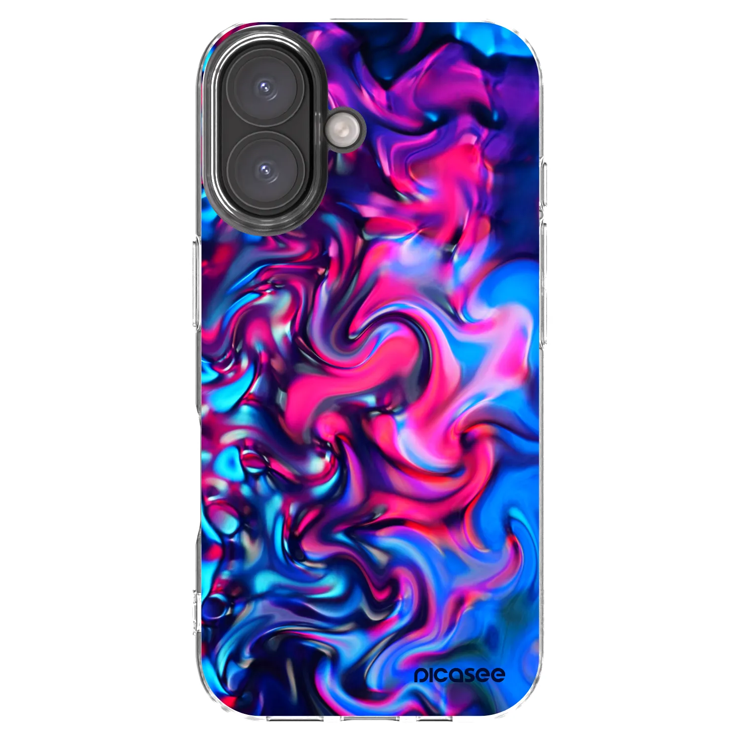 Picasee silikonski prozorni ovitek za Apple iPhone 16 - Redlight