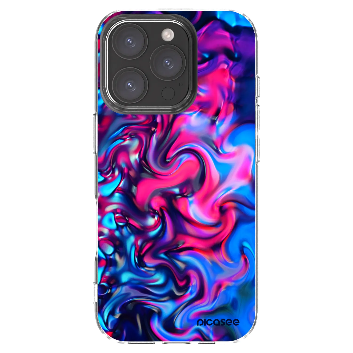 Picasee silikonski prozorni ovitek za Apple iPhone 16 Pro - Redlight