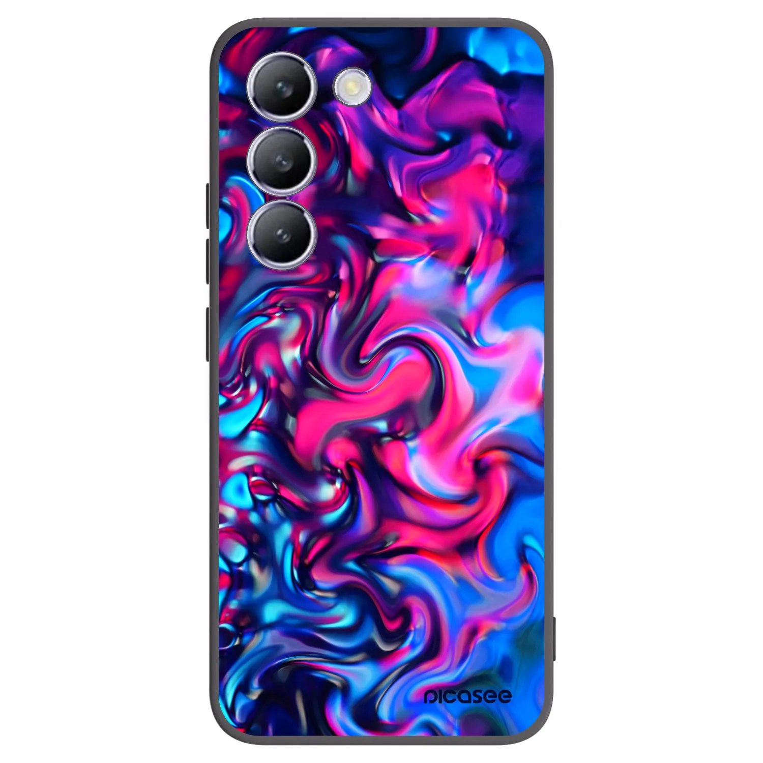 Picasee silikonski črni ovitek za Vivo V40 SE 5G - Redlight