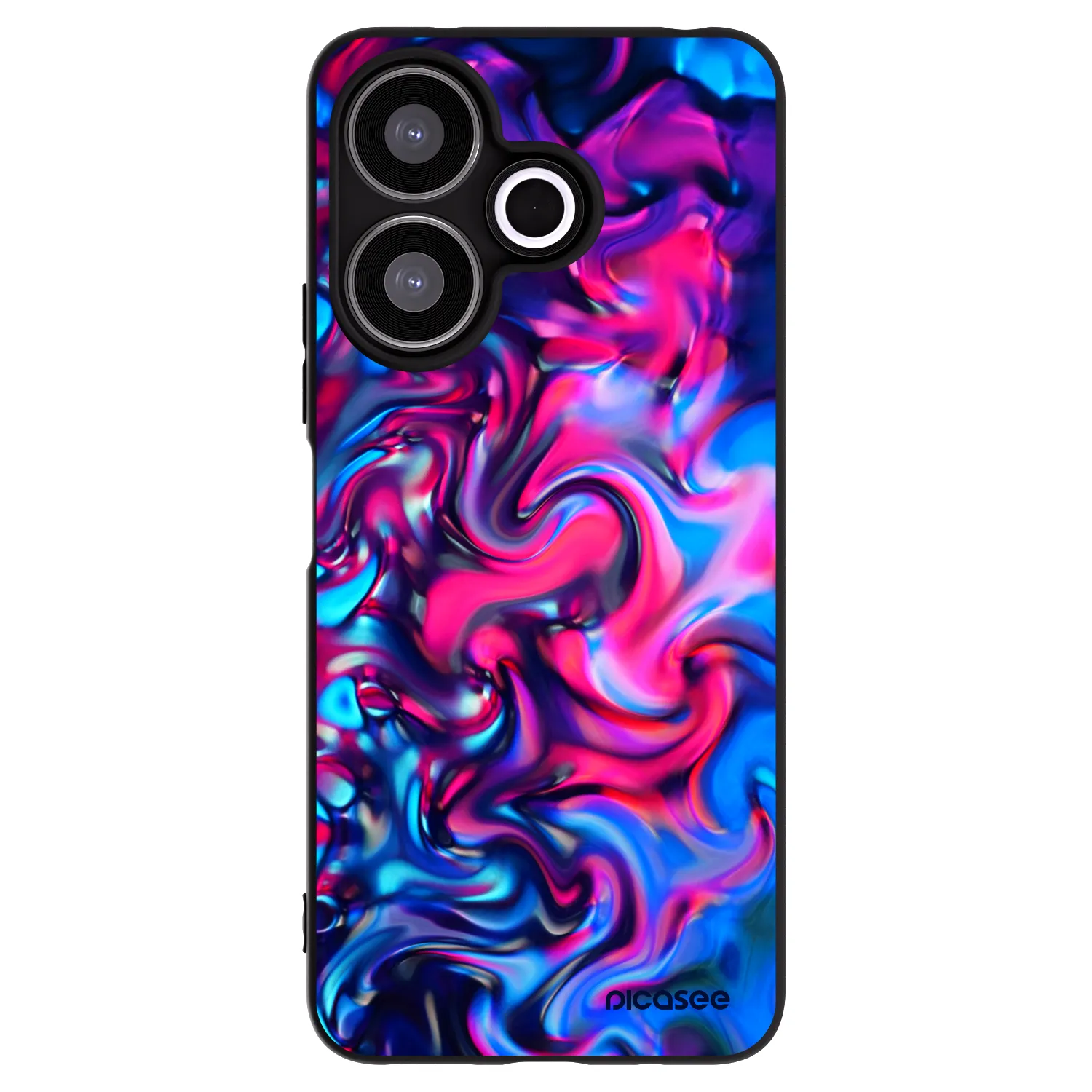 Picasee silikonski črni ovitek za Xiaomi Redmi 13 4G - Redlight