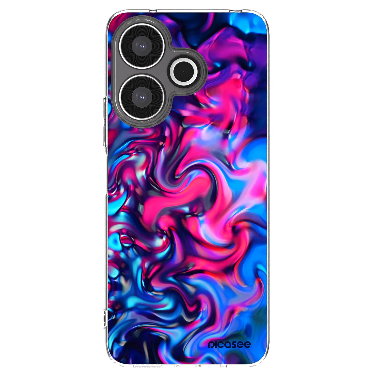 Picasee silikonski prozorni ovitek za Xiaomi Redmi 13 4G - Redlight