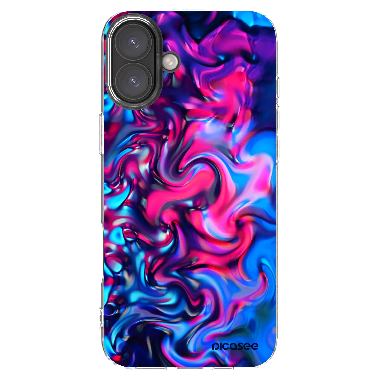 Picasee silikonski prozorni ovitek za Apple iPhone 16 Plus - Redlight