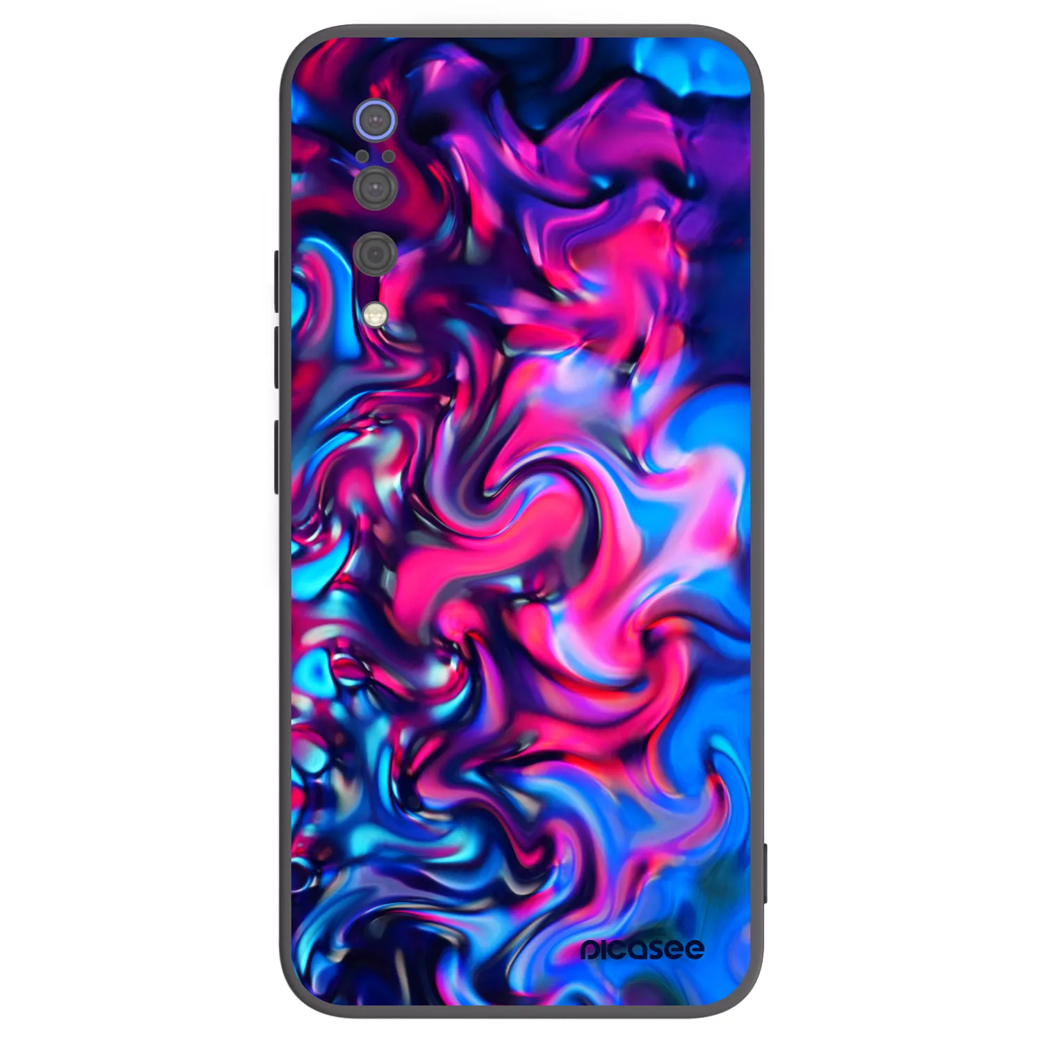 Picasee silikonski črni ovitek za Xiaomi Mi 9 - Redlight