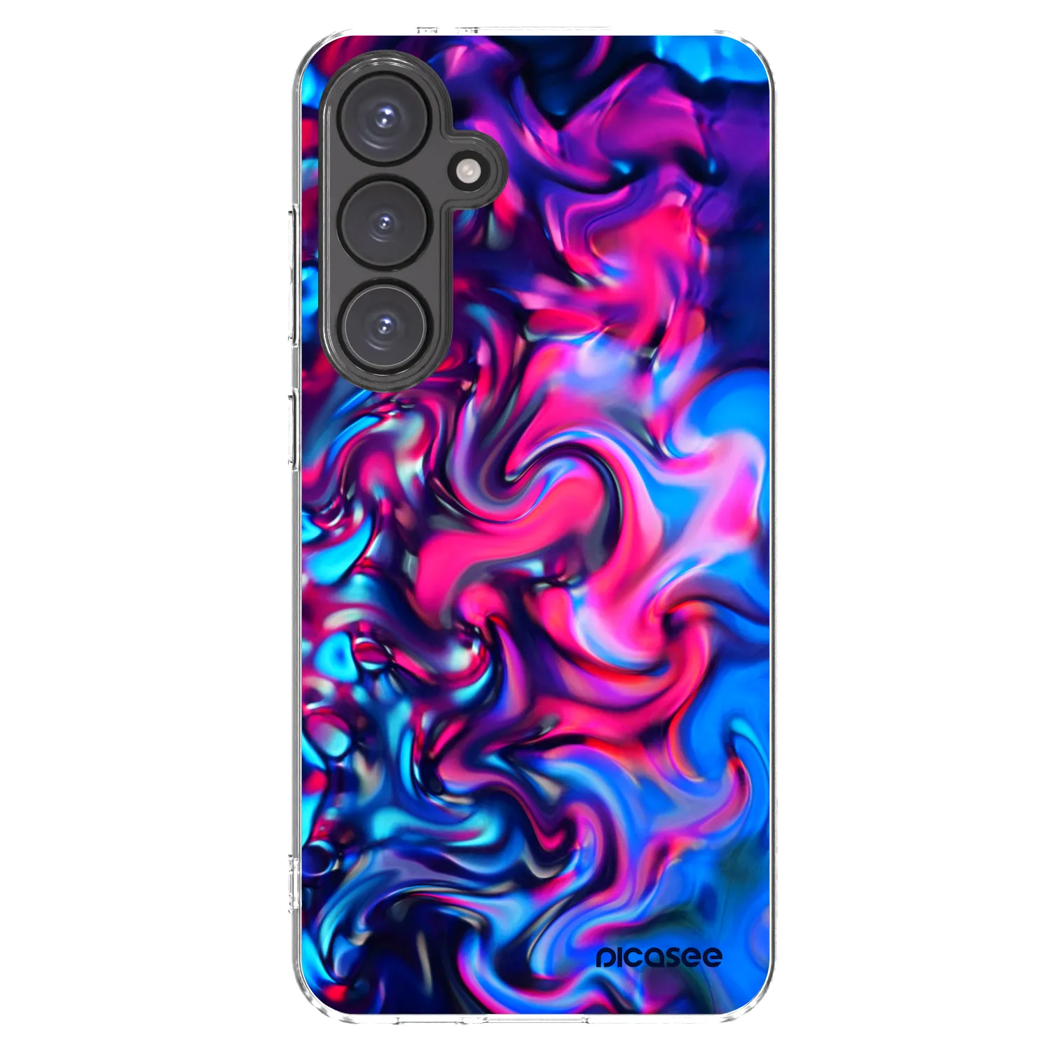 Picasee silikonski prozorni ovitek za Samsung Galaxy S24 FE S721B - Redlight