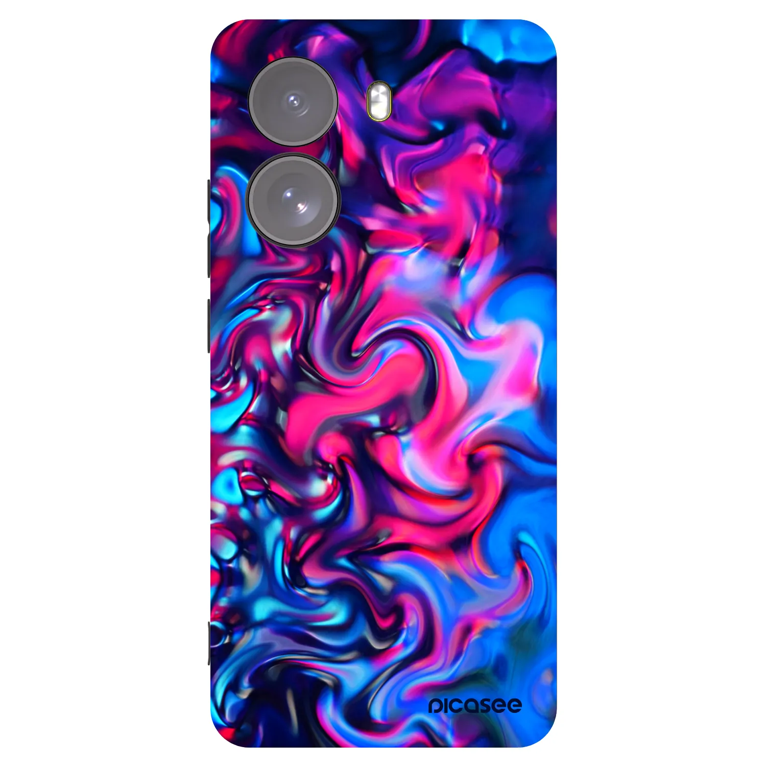 Picasee silikonski črni ovitek za Xiaomi Poco X7 - Redlight
