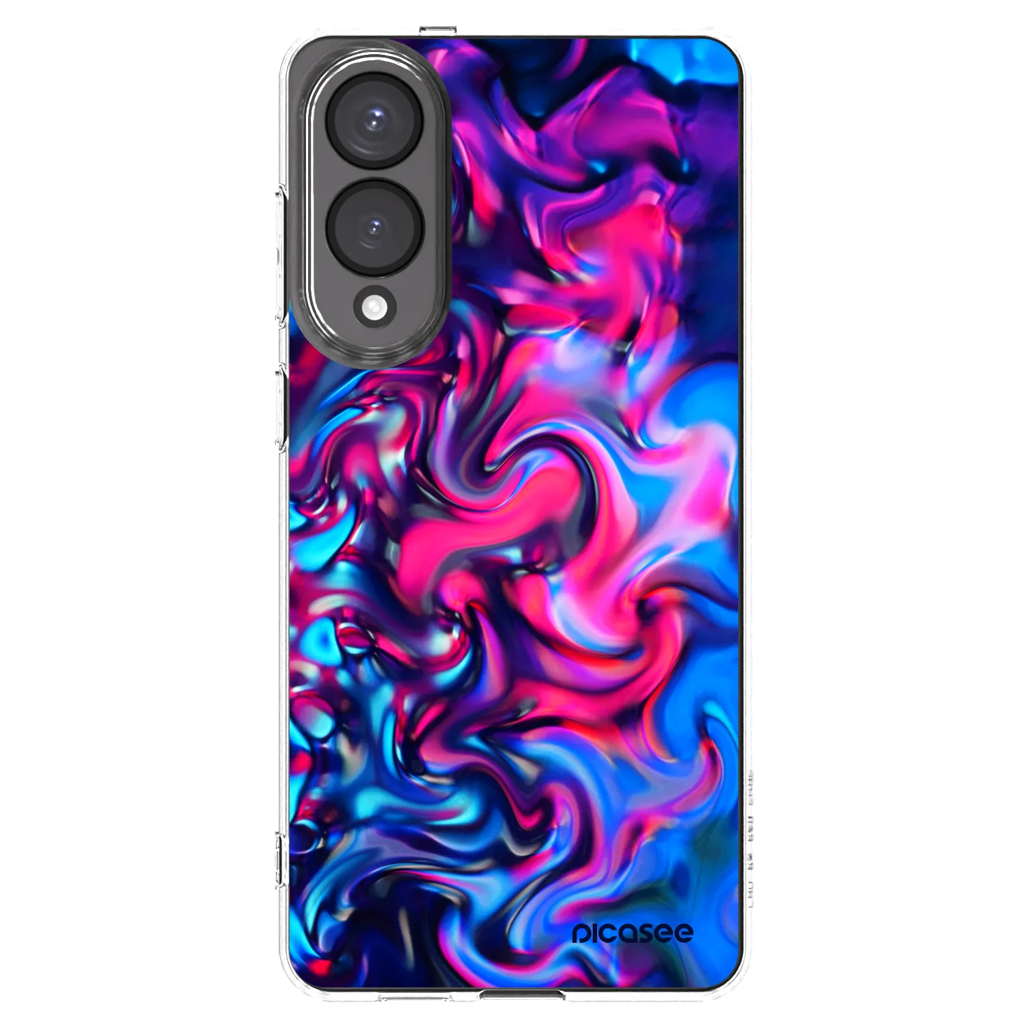 Picasee silikonski prozorni ovitek za Samsung Galaxy S25 Edge 5G - Redlight