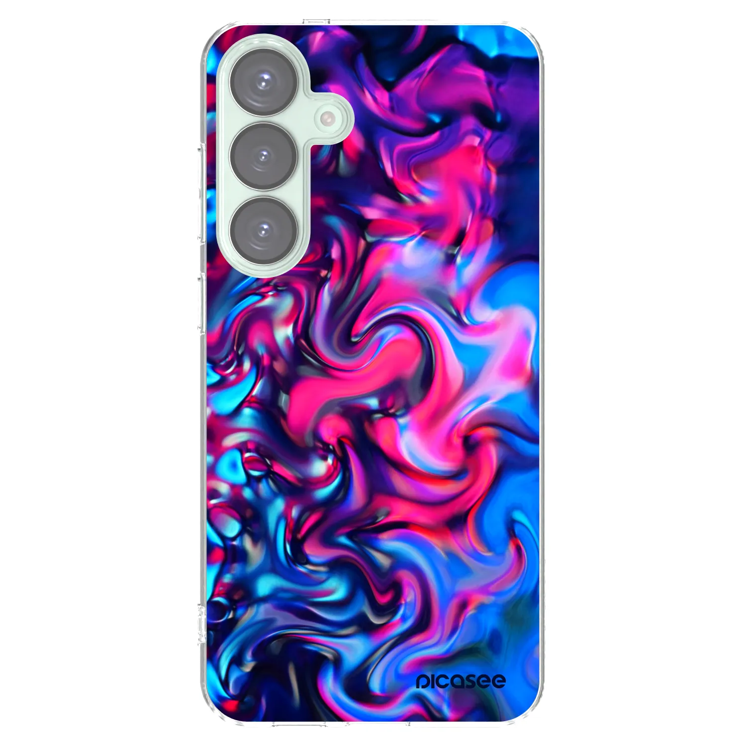 Picasee silikonski prozorni ovitek za Samsung Galaxy S25+ 5G - Redlight