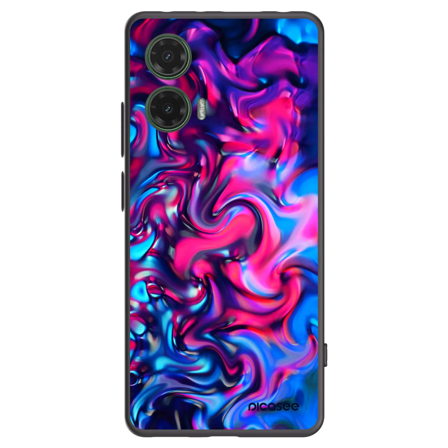 Picasee silikonski črni ovitek za Motorola Moto G35 5G - Redlight