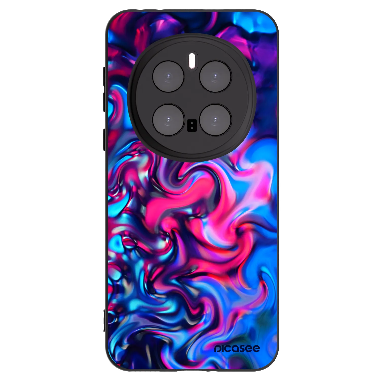 Picasee silikonski črni ovitek za Honor Magic7 Pro 5G - Redlight