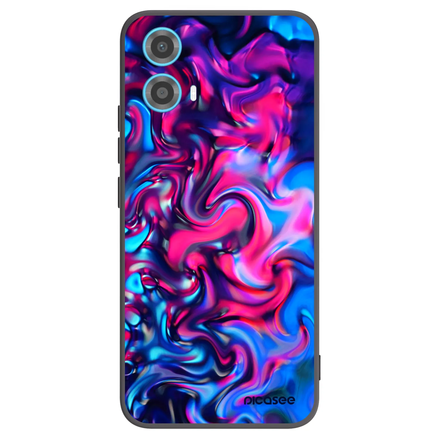 Picasee silikonski črni ovitek za Motorola Moto G34 5G - Redlight