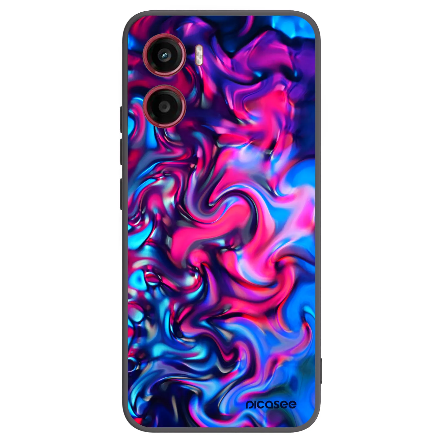 Picasee silikonski črni ovitek za Motorola Moto G05 - Redlight