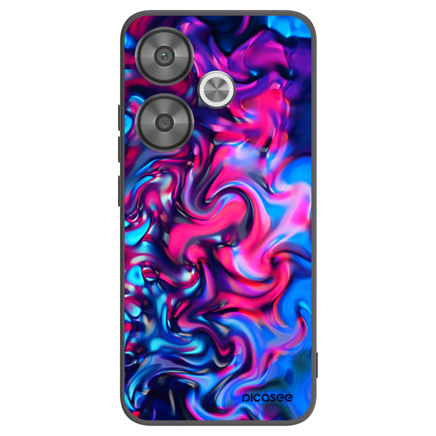 Picasee silikonski črni ovitek za Xiaomi Poco F6 - Redlight