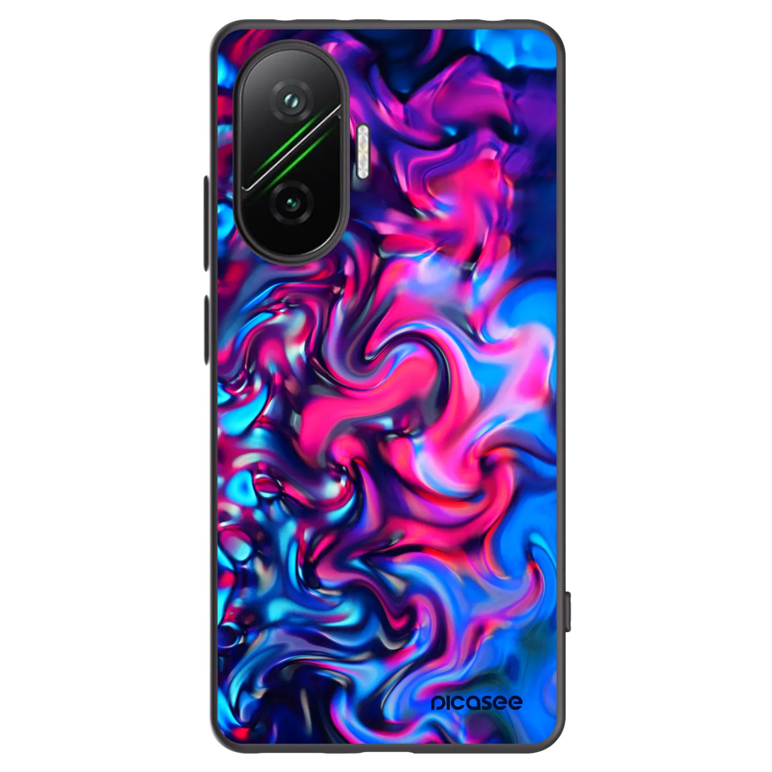 Picasee silikonski črni ovitek za Xiaomi Poco F7 Pro 5G - Redlight