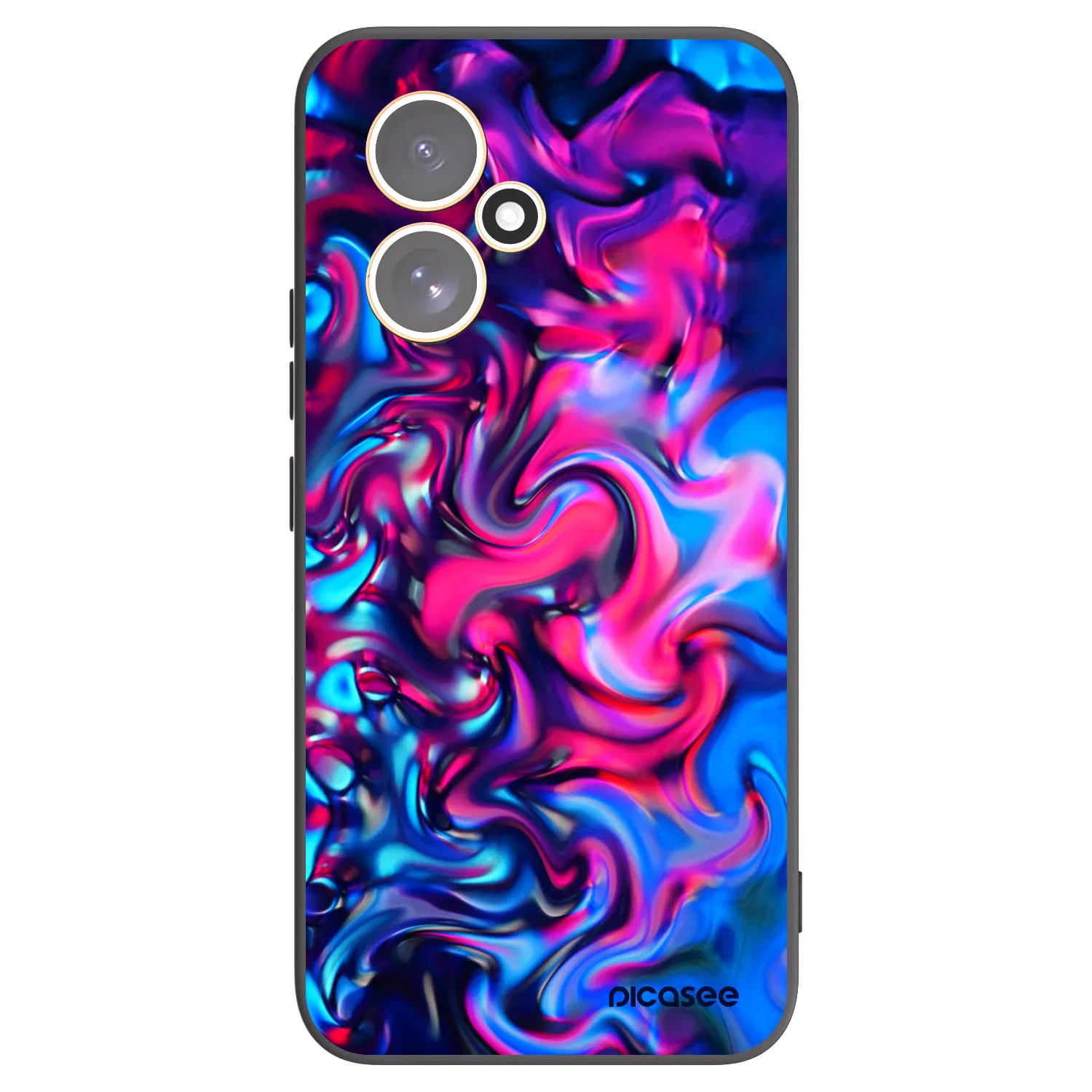 Picasee silikonski črni ovitek za Honor 400 5G - Redlight