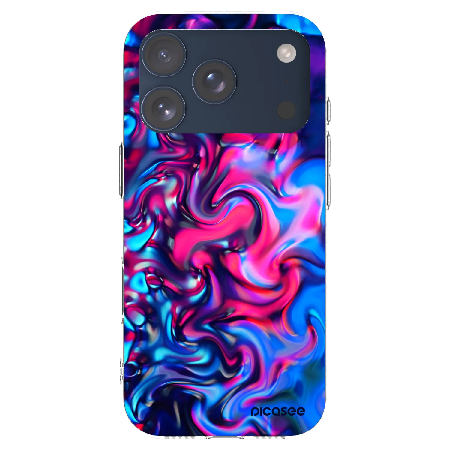 Picasee silikonski prozorni ovitek za Apple iPhone 17 Pro - Redlight