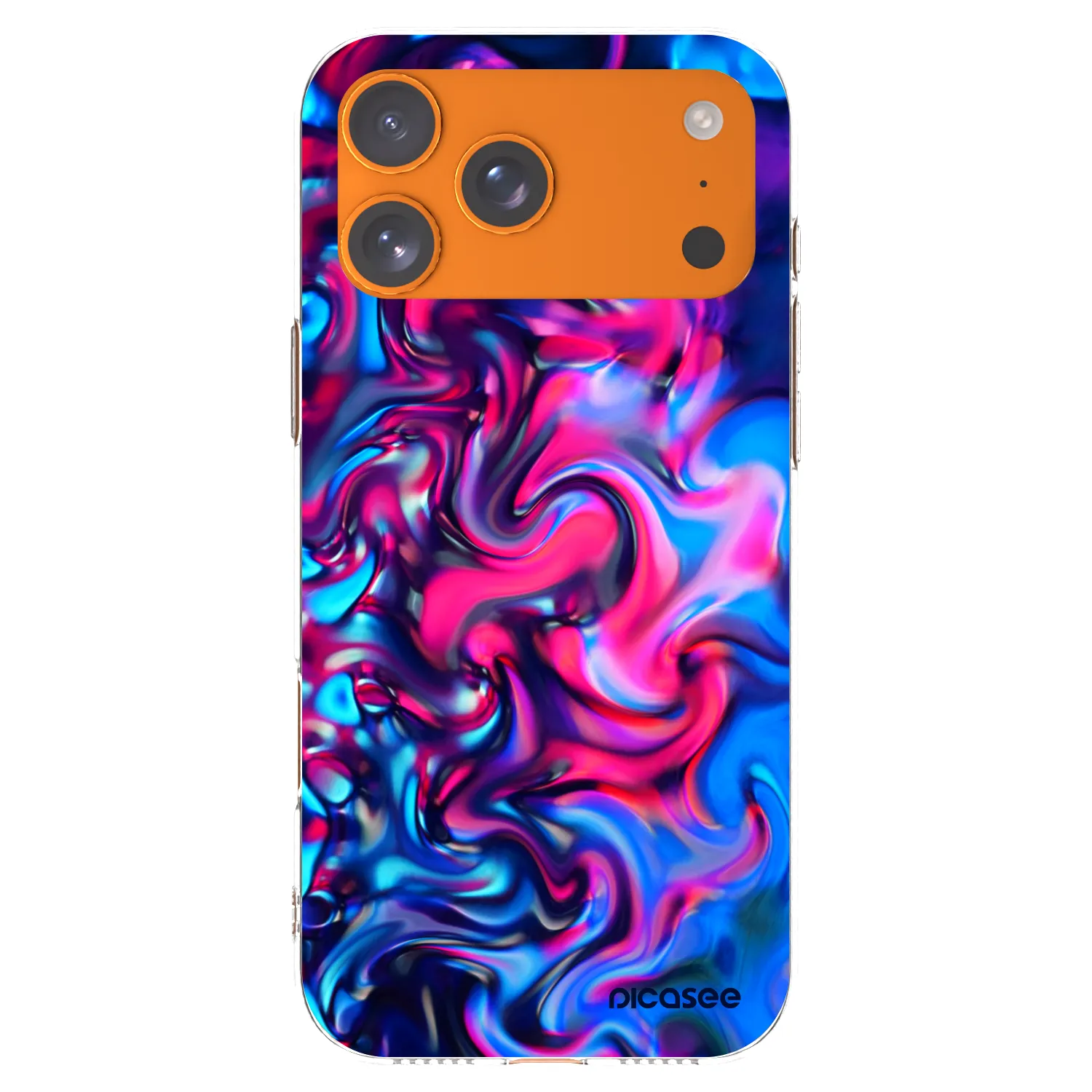 Picasee silikonski prozorni ovitek za Apple iPhone 17 Pro Max - Redlight