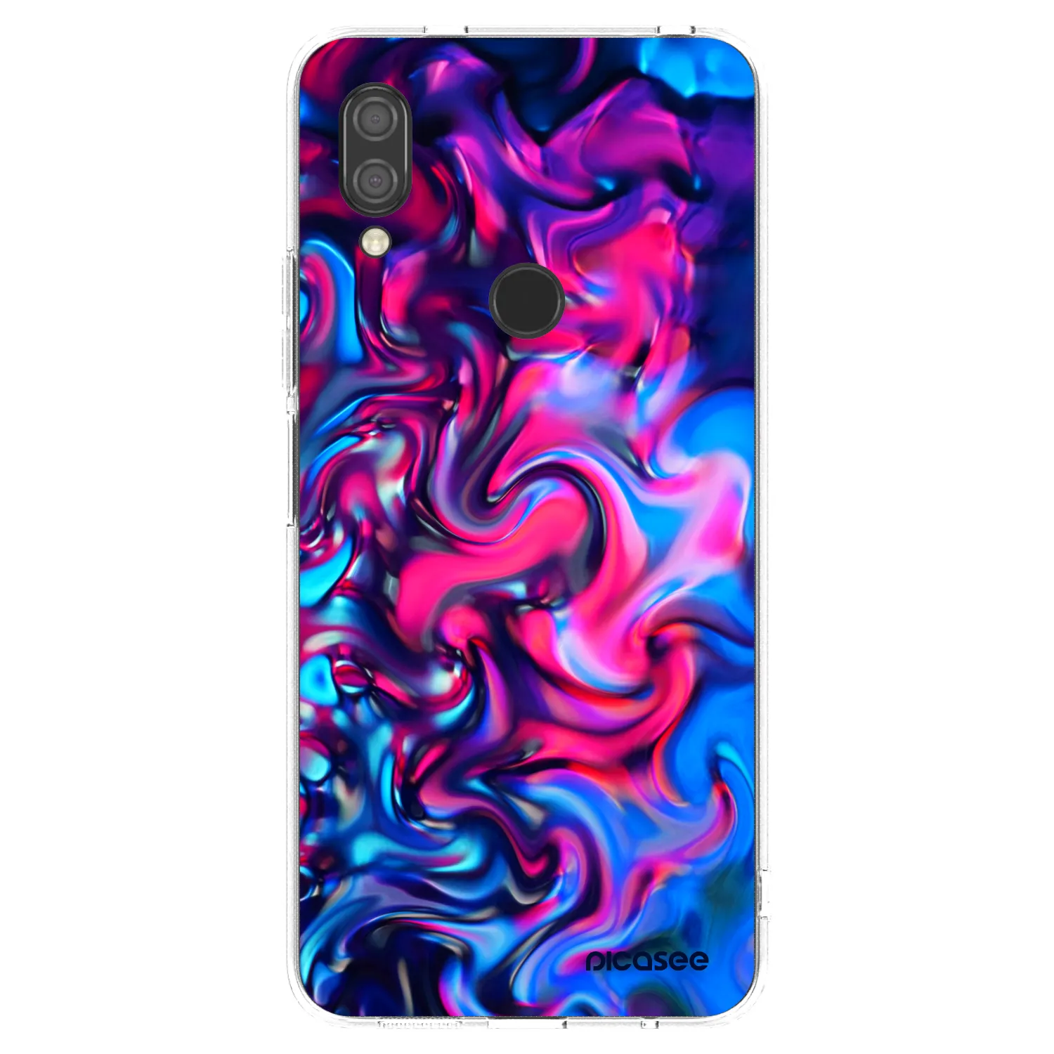 Picasee silikonski prozorni ovitek za Xiaomi Redmi 7 - Redlight
