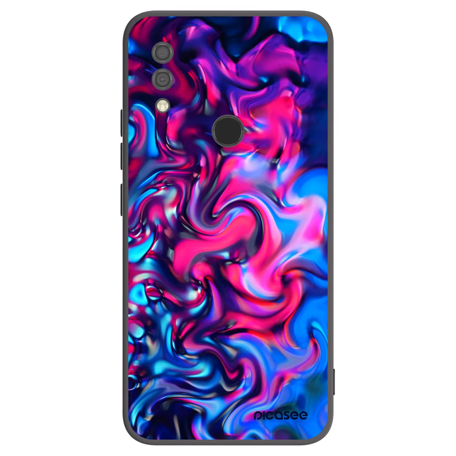 Picasee silikonski črni ovitek za Xiaomi Redmi 7 - Redlight