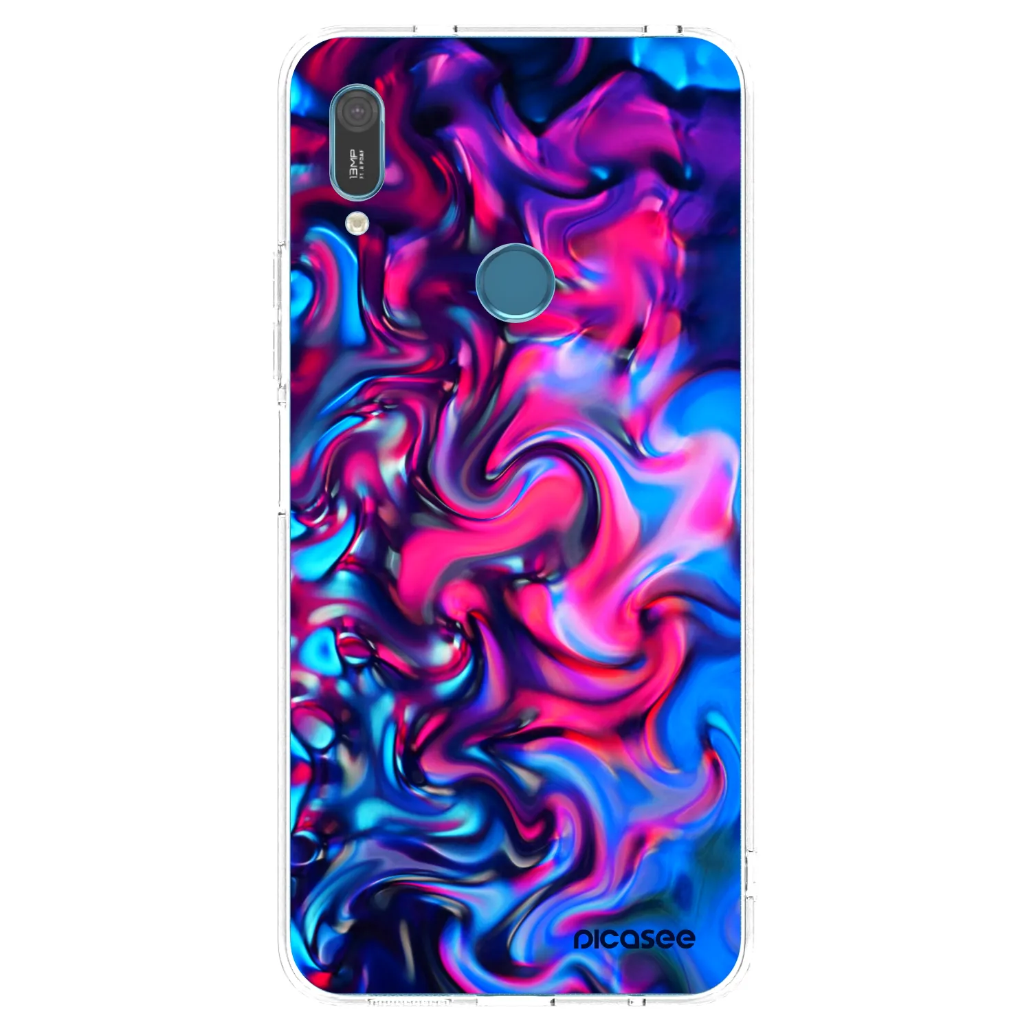 Picasee silikonski prozorni ovitek za Huawei Y6 2019 - Redlight