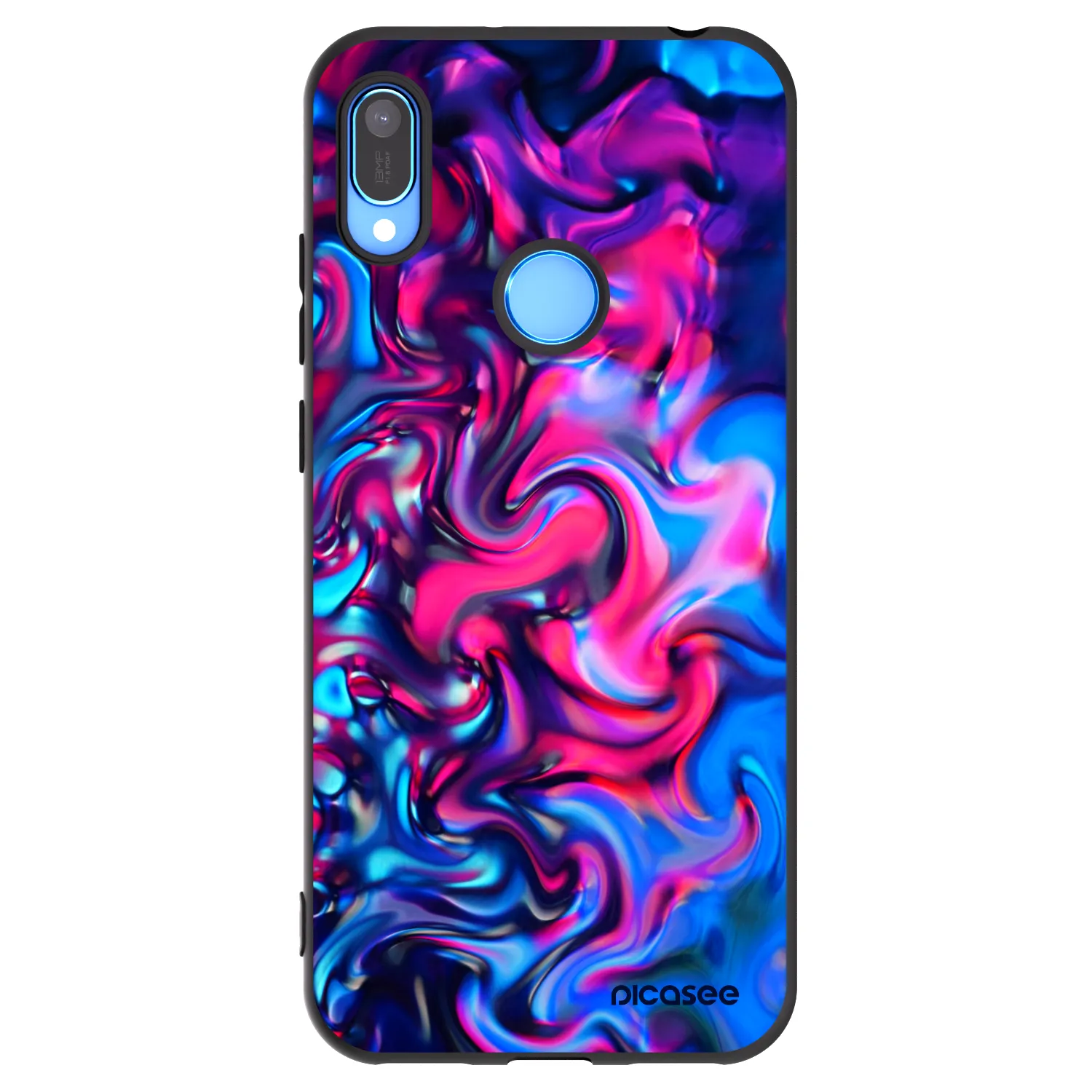 Picasee silikonski črni ovitek za Huawei Y6 2019 - Redlight