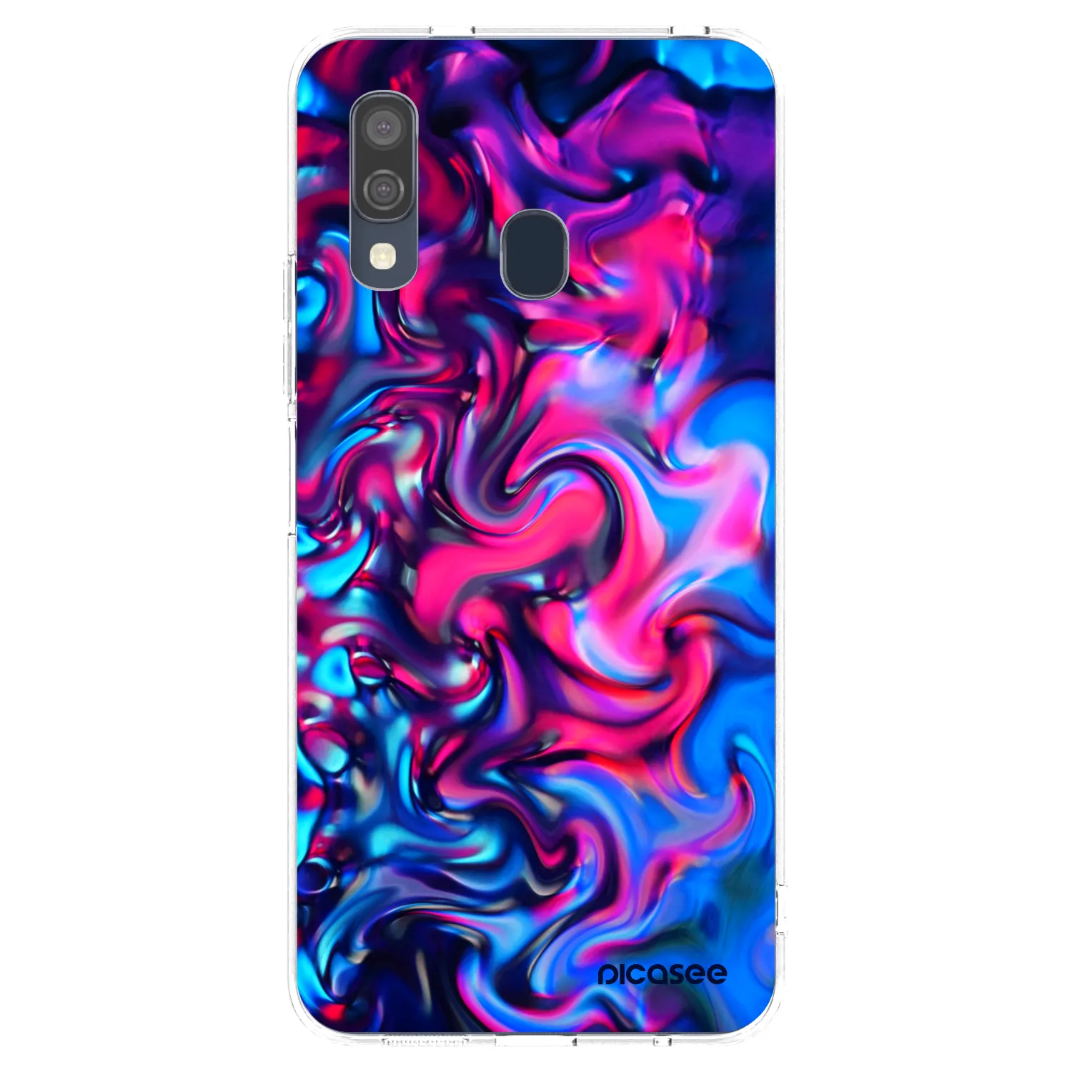 Picasee silikonski prozorni ovitek za Samsung Galaxy A40 A405F - Redlight
