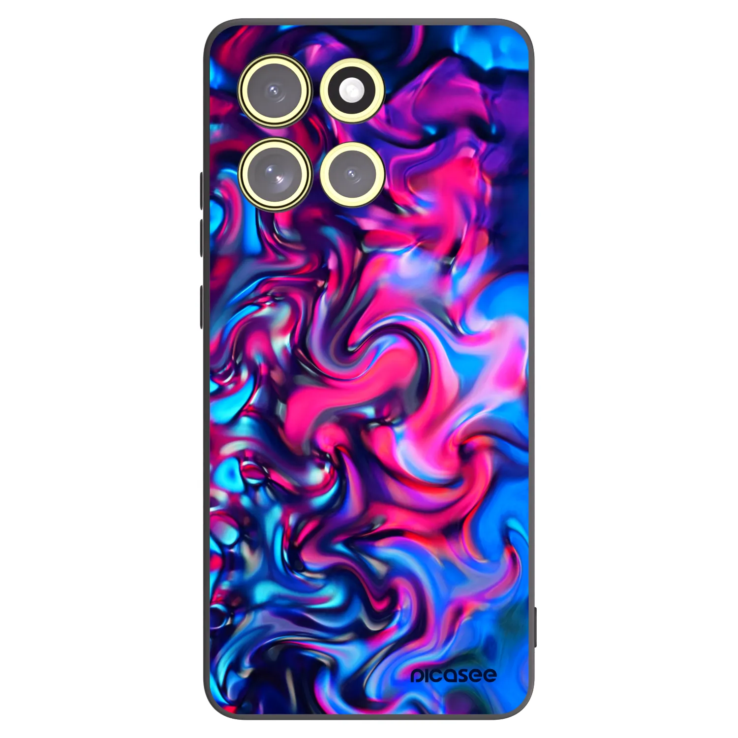Picasee silikonski črni ovitek za Motorola Moto G86 5G - Redlight