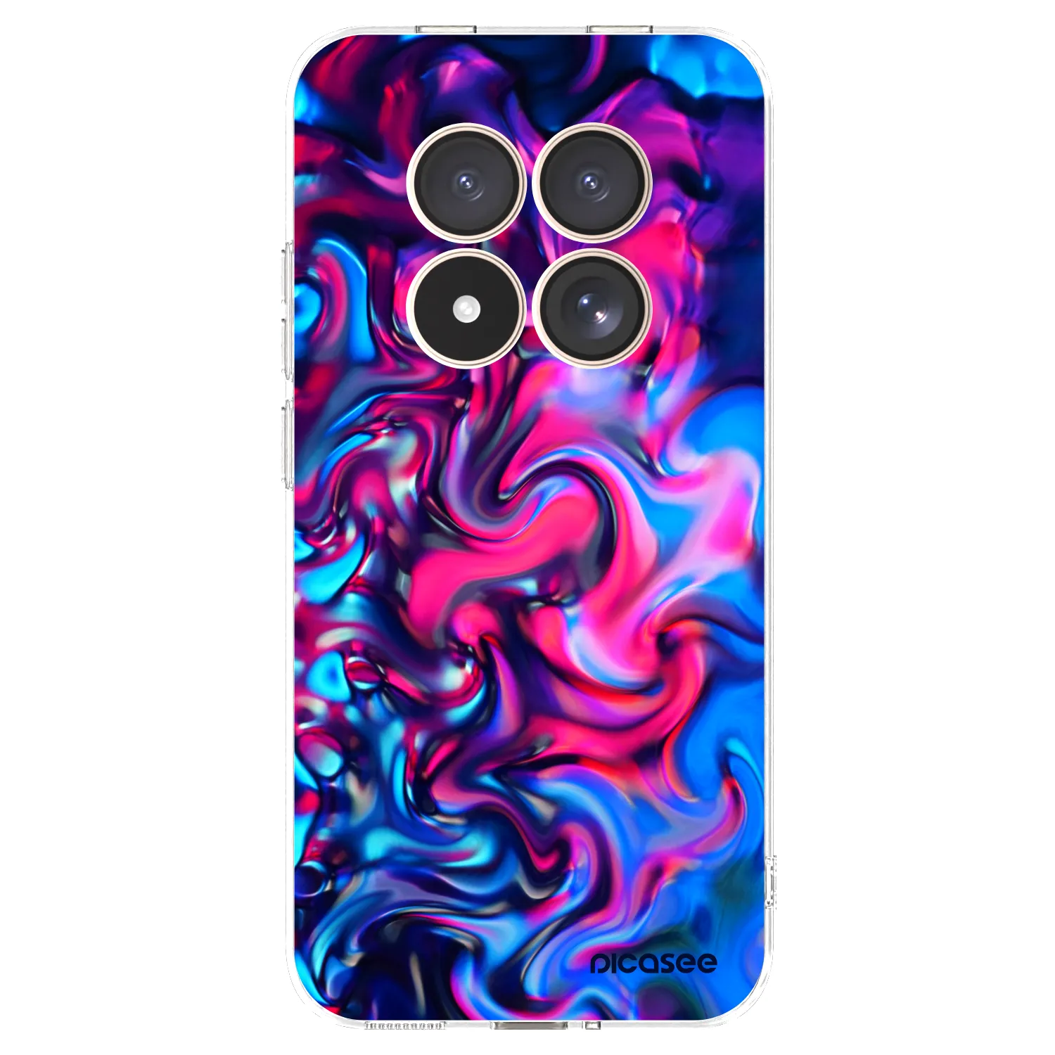 Picasee silikonski prozorni ovitek za Xiaomi Redmi Note 15 Pro 4G - Redlight