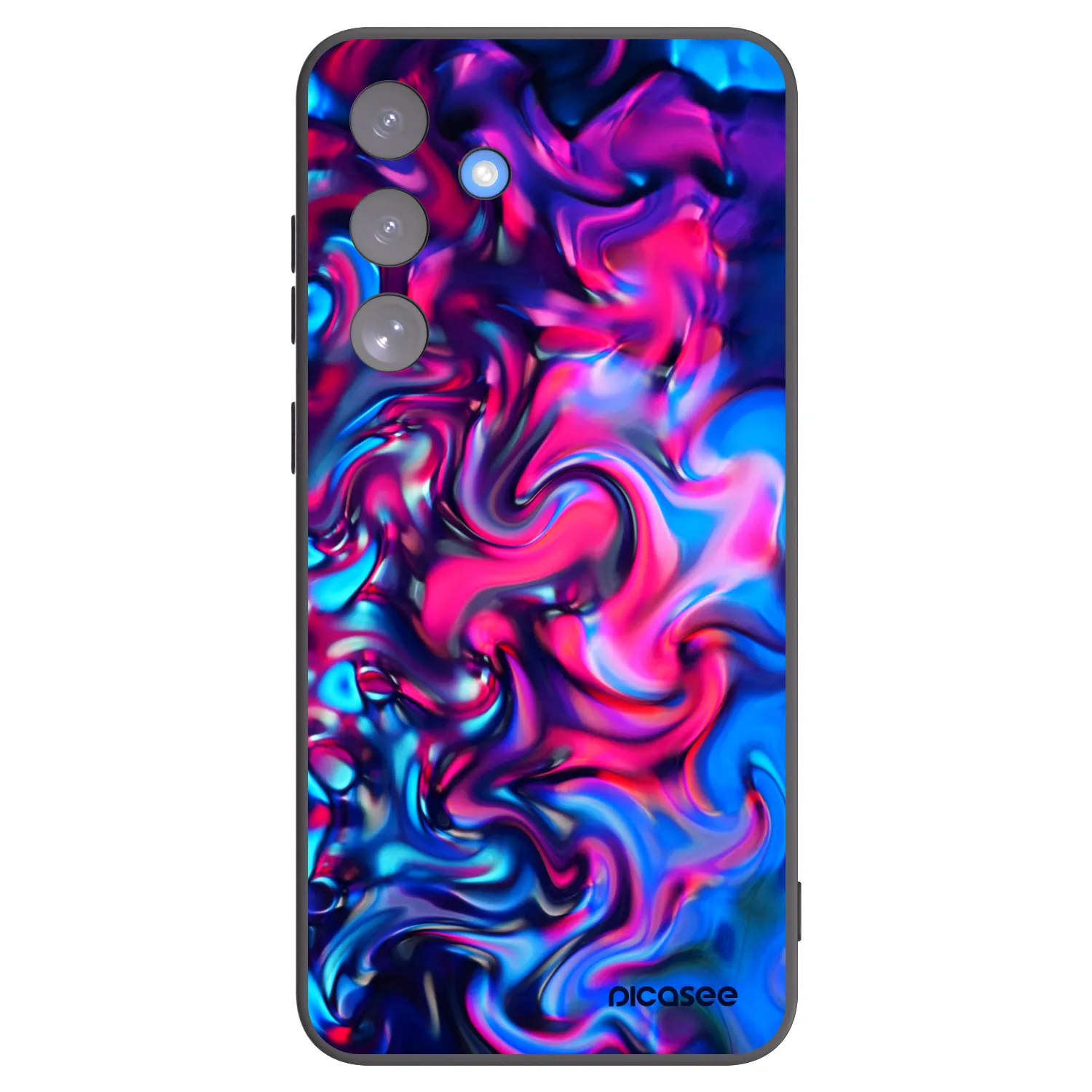 Picasee silikonski črni ovitek za Samsung Galaxy S25 FE 5G - Redlight