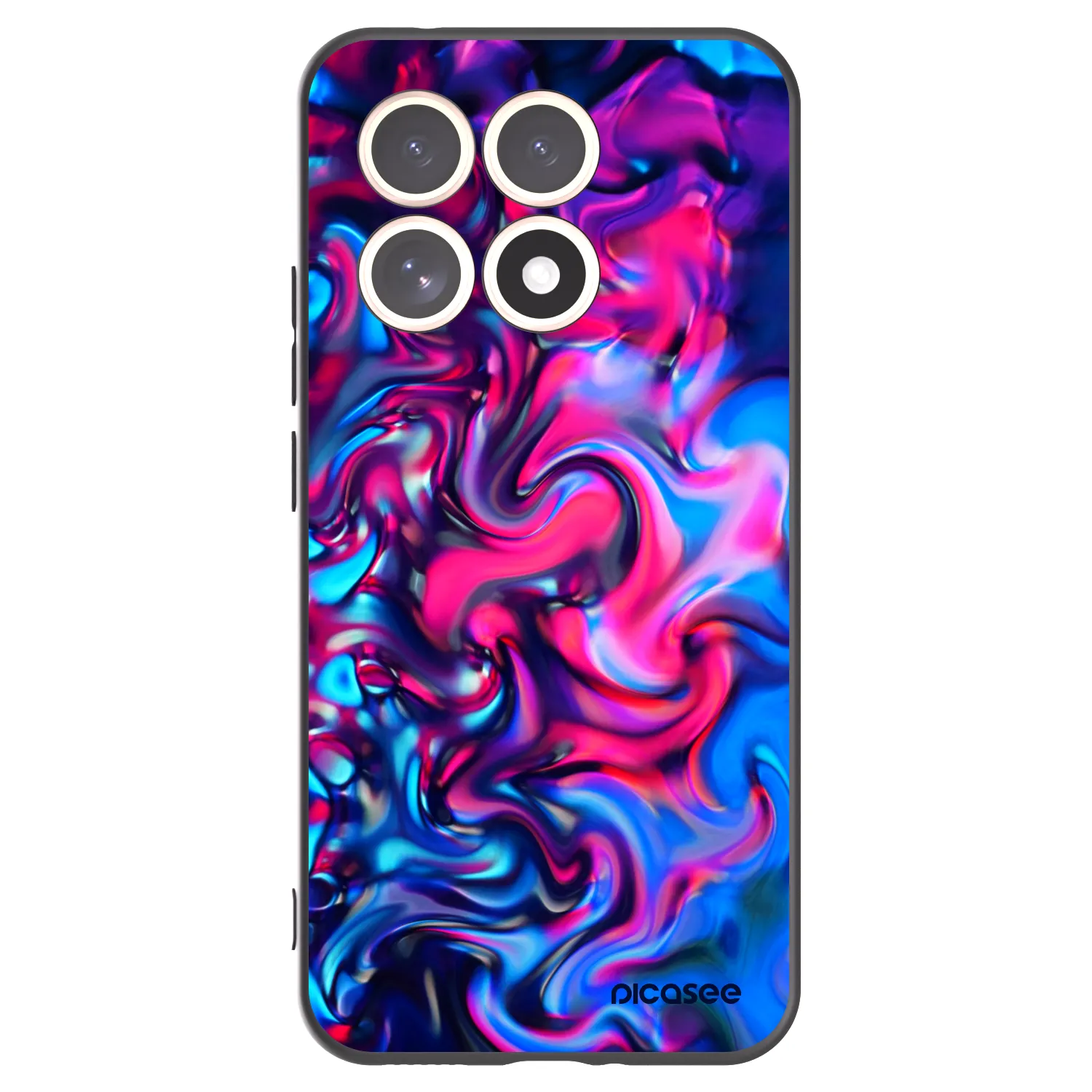 Picasee silikonski črni ovitek za Xiaomi 15T - Redlight