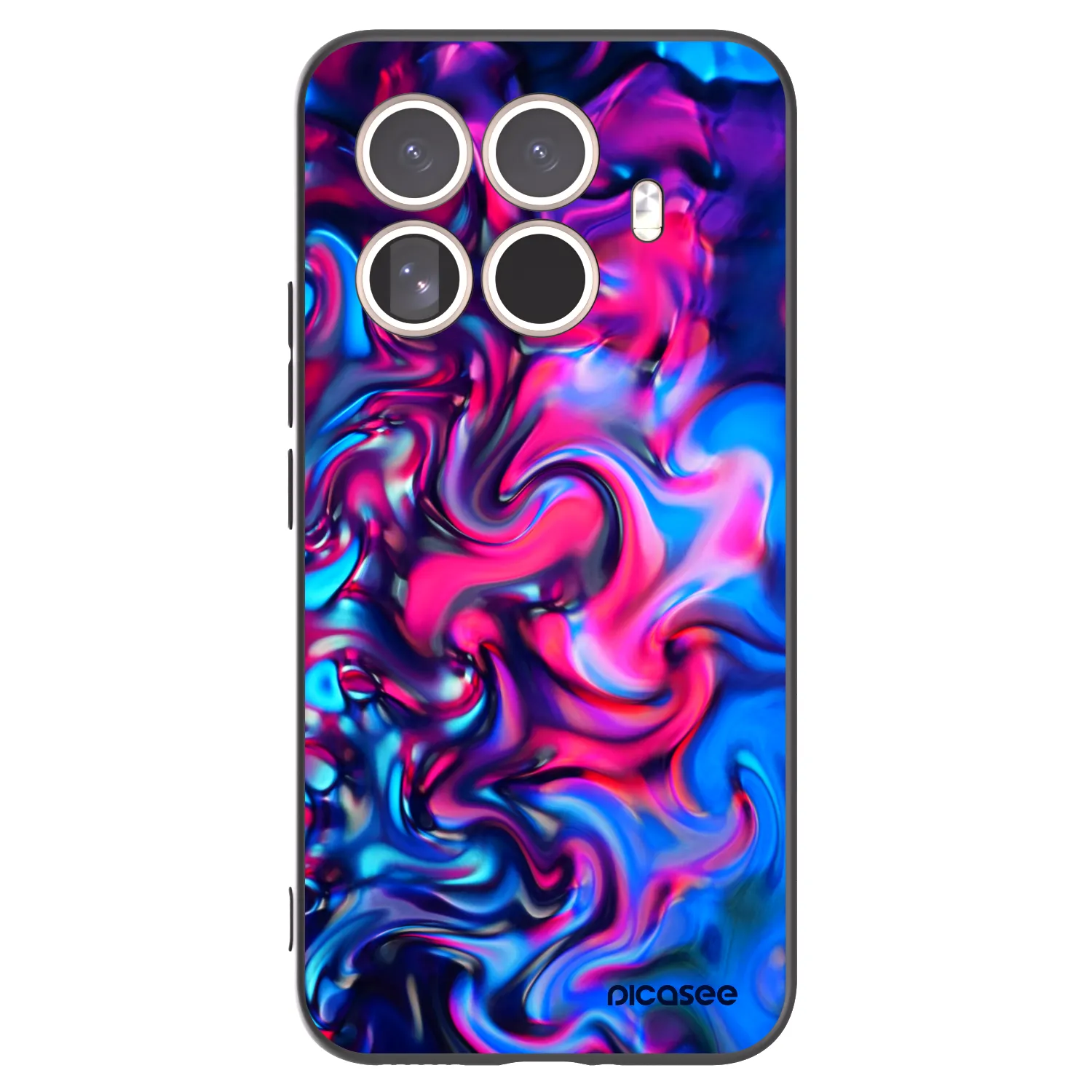 Picasee silikonski črni ovitek za Xiaomi 15T Pro - Redlight