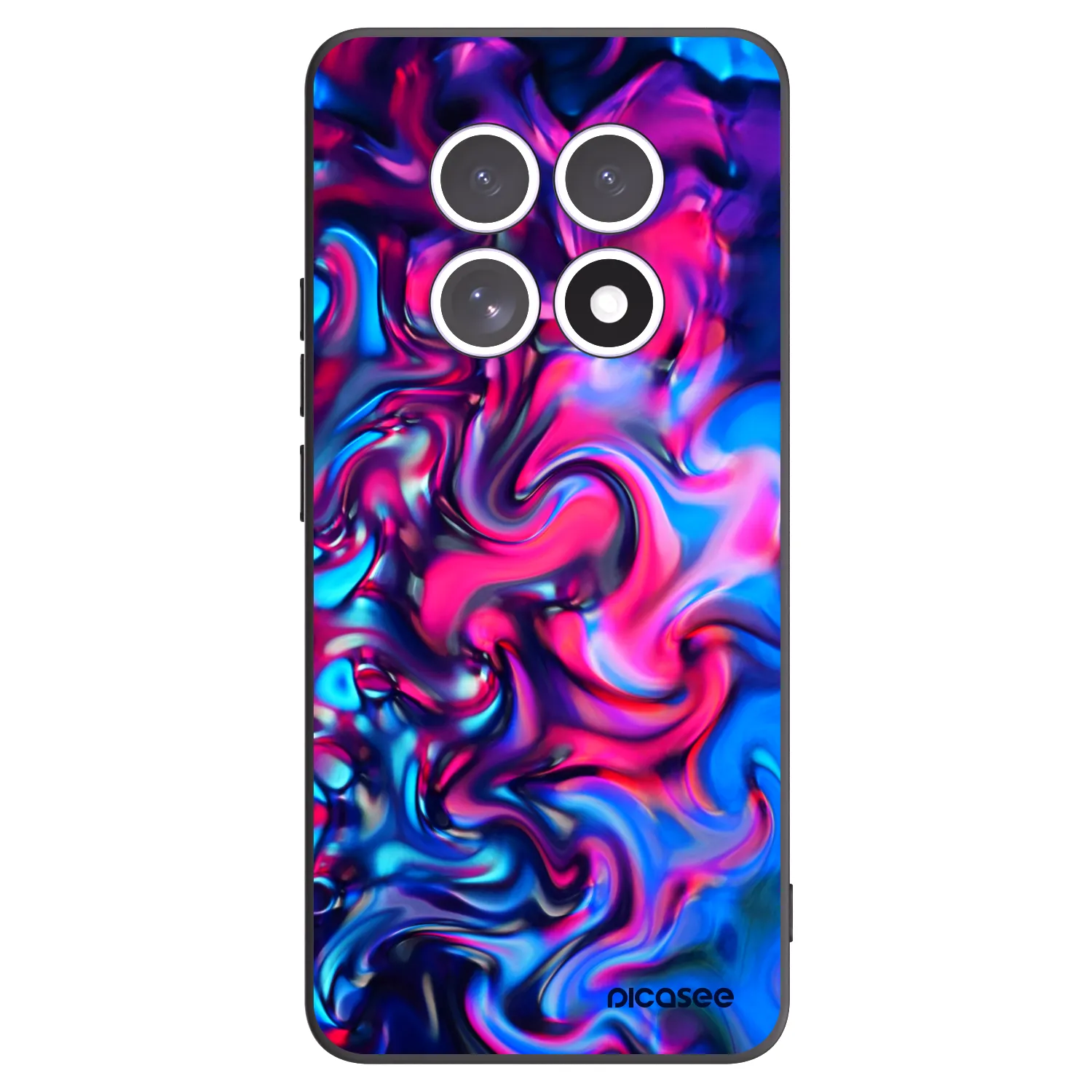 Picasee silikonski črni ovitek za Xiaomi Redmi Note 15 - Redlight