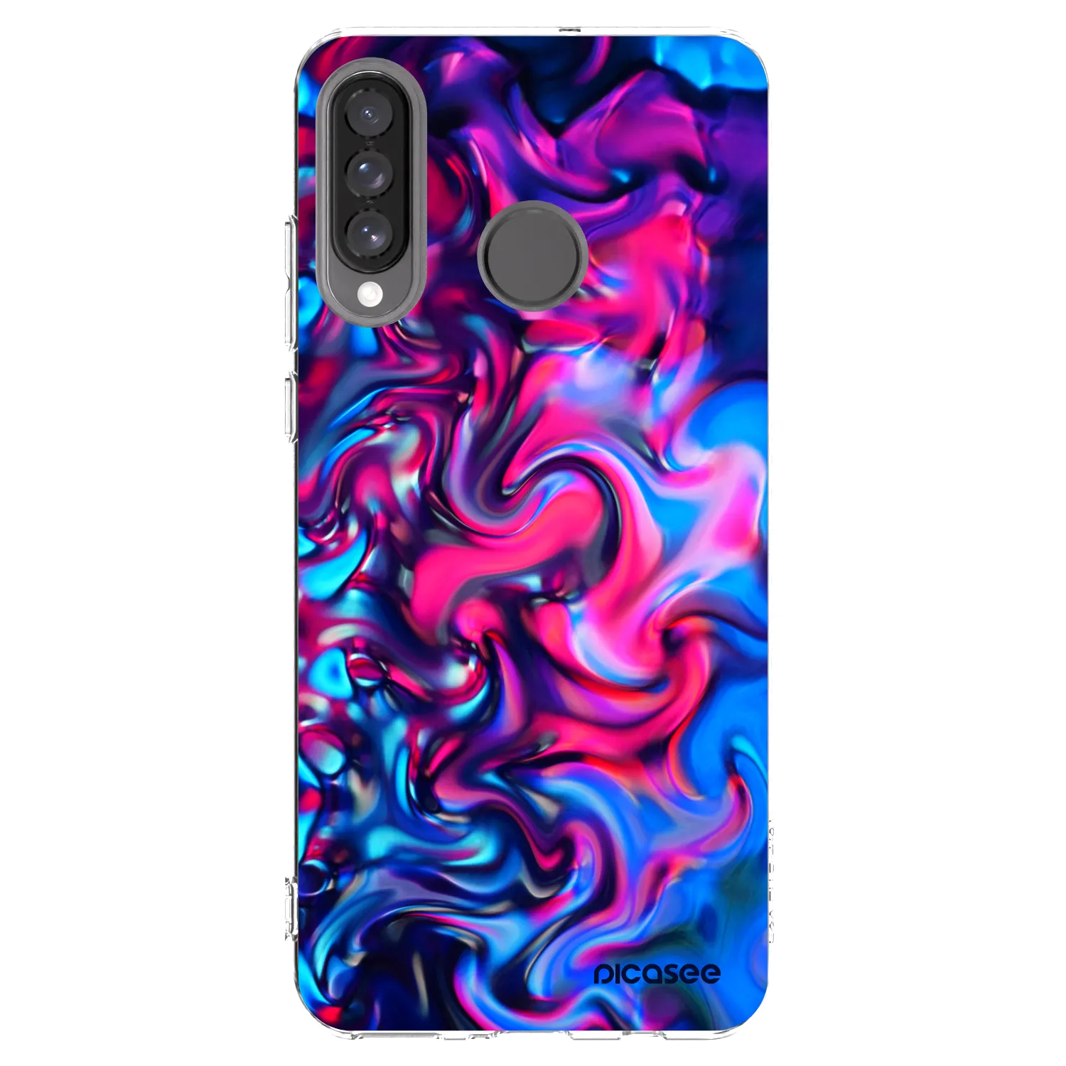 Picasee silikonski prozorni ovitek za Huawei P30 Lite - Redlight