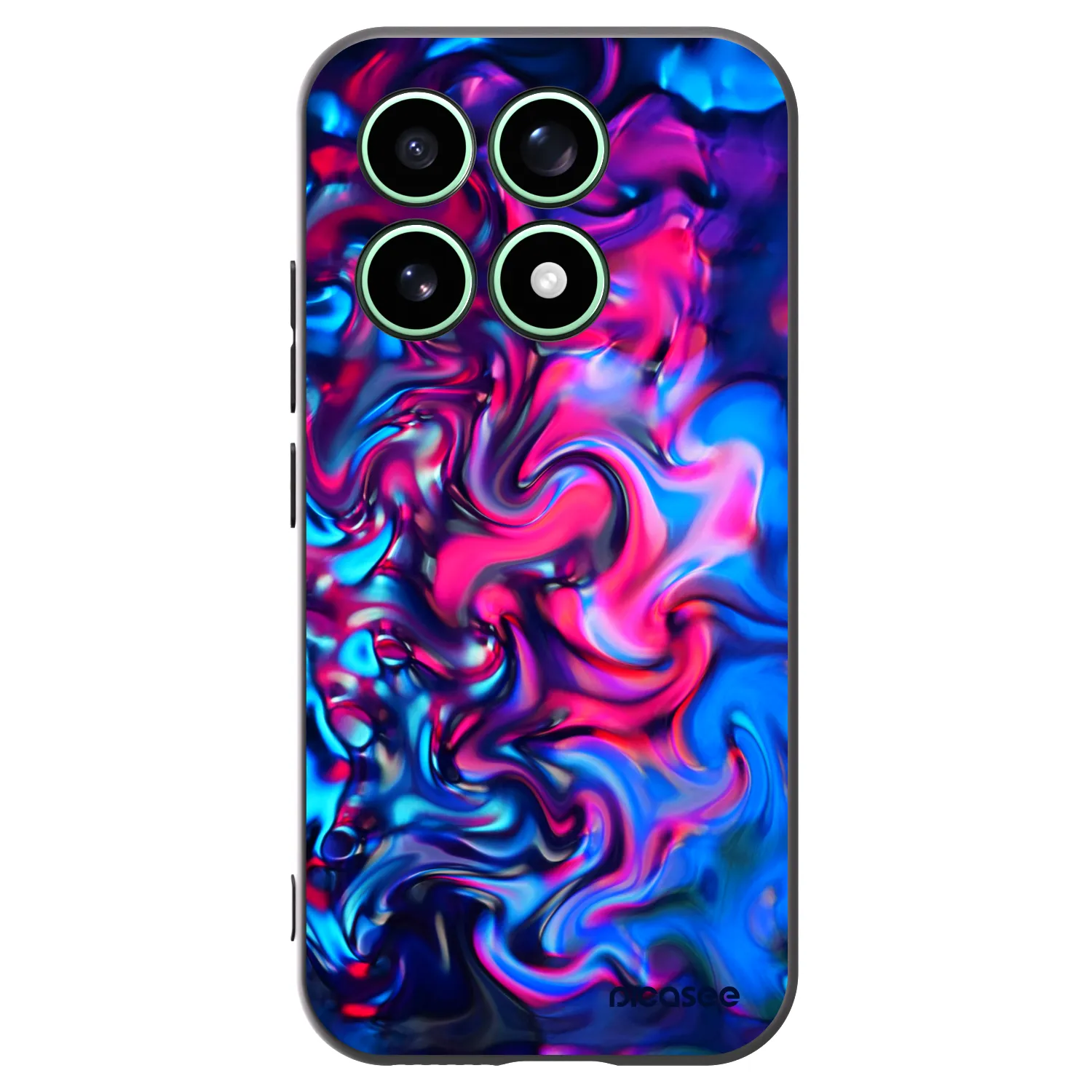 Picasee silikonski črni ovitek za Xiaomi 17 - Redlight