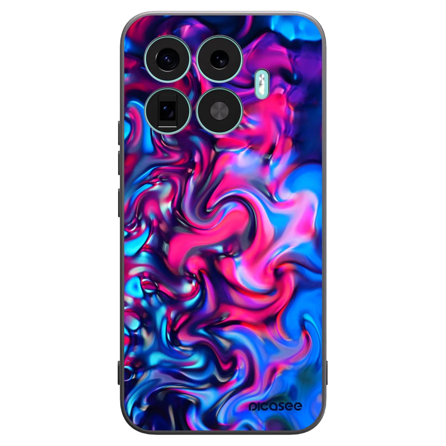 Picasee silikonski črni ovitek za Xiaomi 17T Pro - Redlight