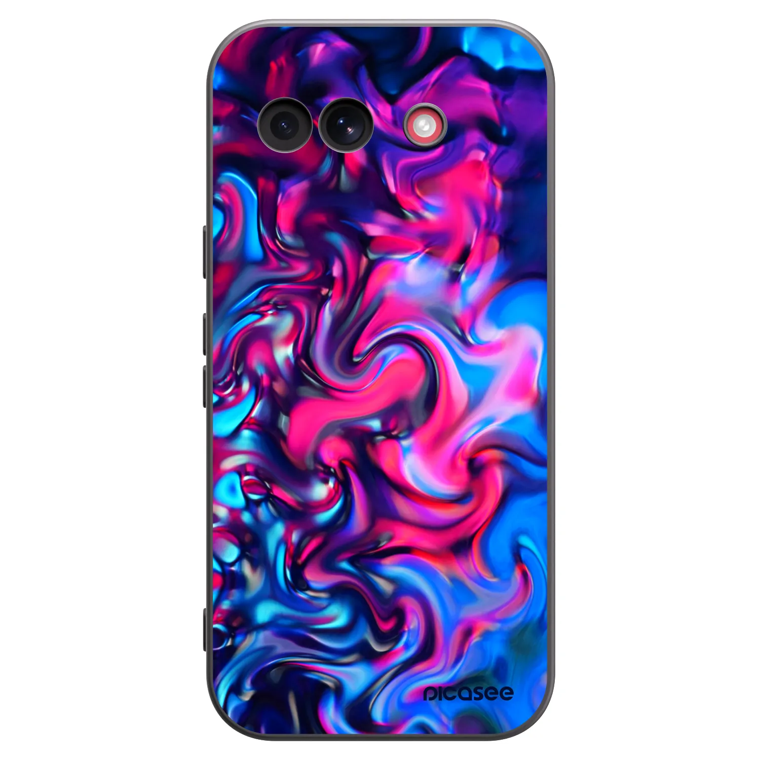 Picasee silikonski črni ovitek za Google Pixel 10a - Redlight