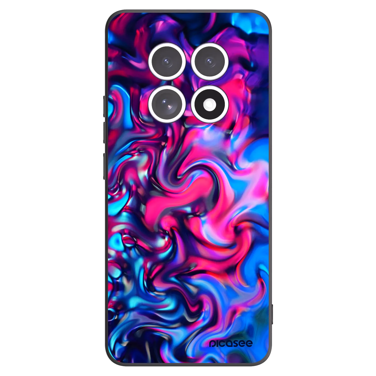 Picasee silikonski črni ovitek za Xiaomi Redmi Note 15 5G - Redlight