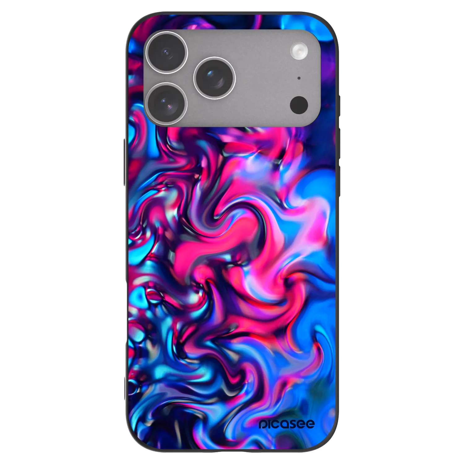 Picasee silikonski črni ovitek za Apple iPhone 18 Pro Max - Redlight