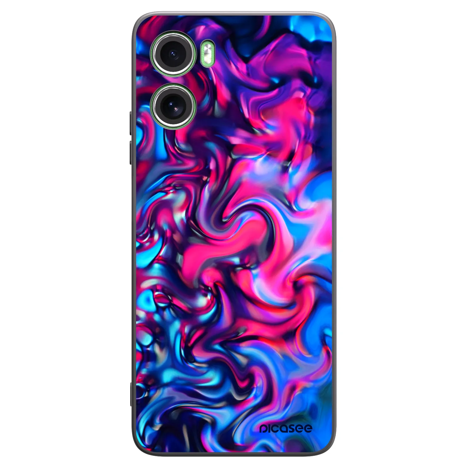 Picasee silikonski črni ovitek za Motorola Moto G06 - Redlight