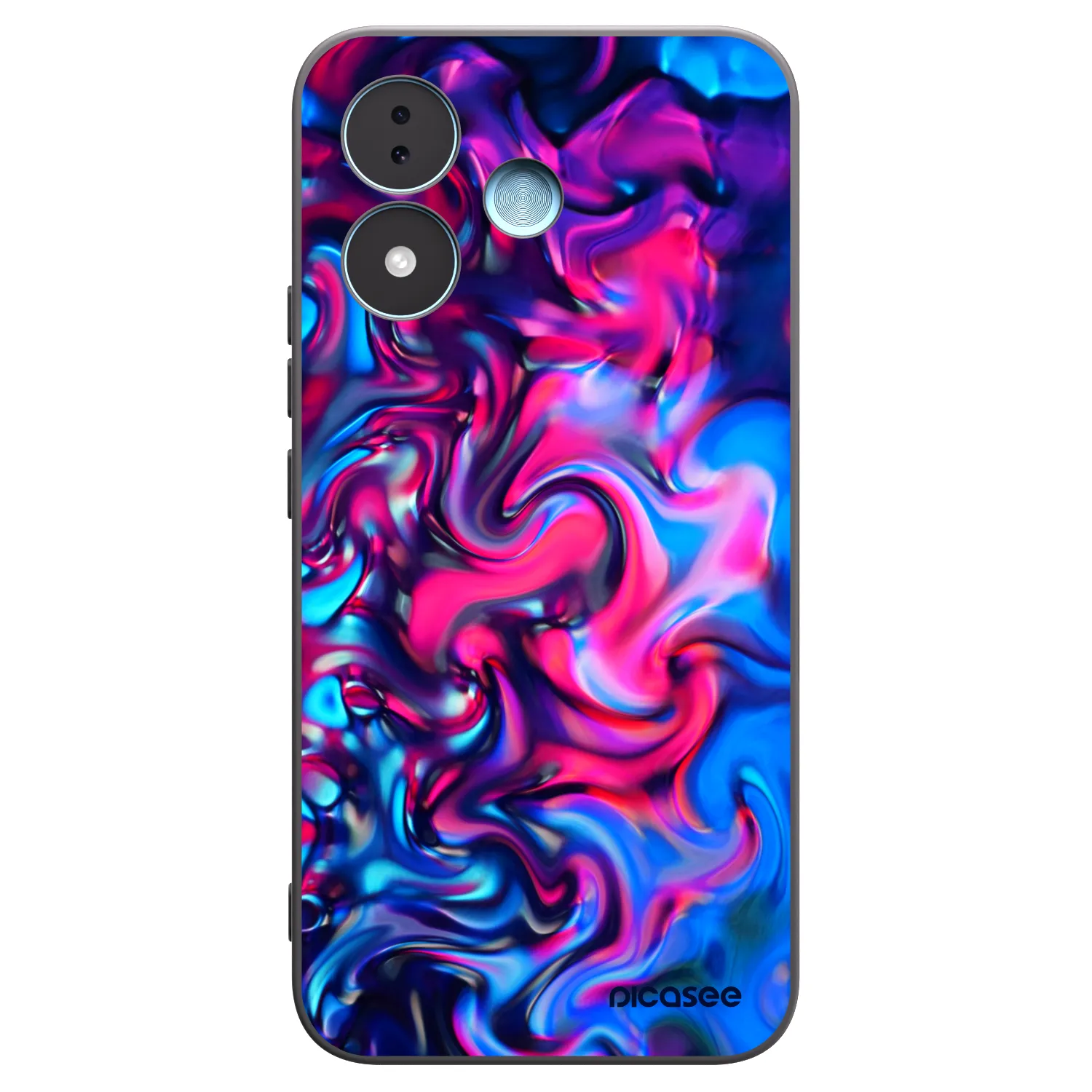 Picasee silikonski črni ovitek za Xiaomi Redmi Note 17 5G - Redlight