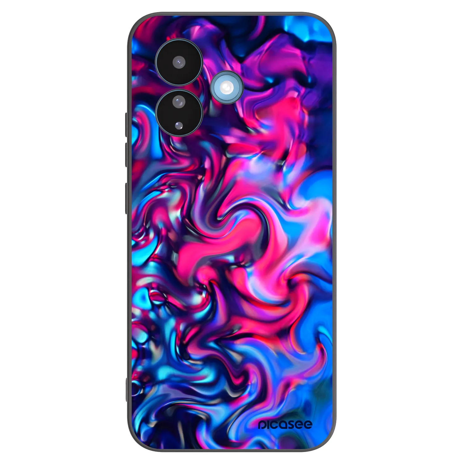 Picasee silikonski črni ovitek za Xiaomi Redmi Note 17 Pro 5G - Redlight