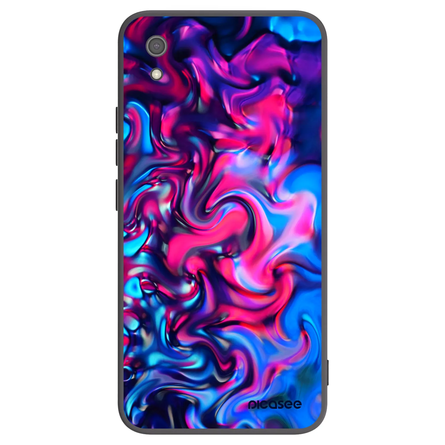 Picasee silikonski črni ovitek za Xiaomi Redmi 7A - Redlight