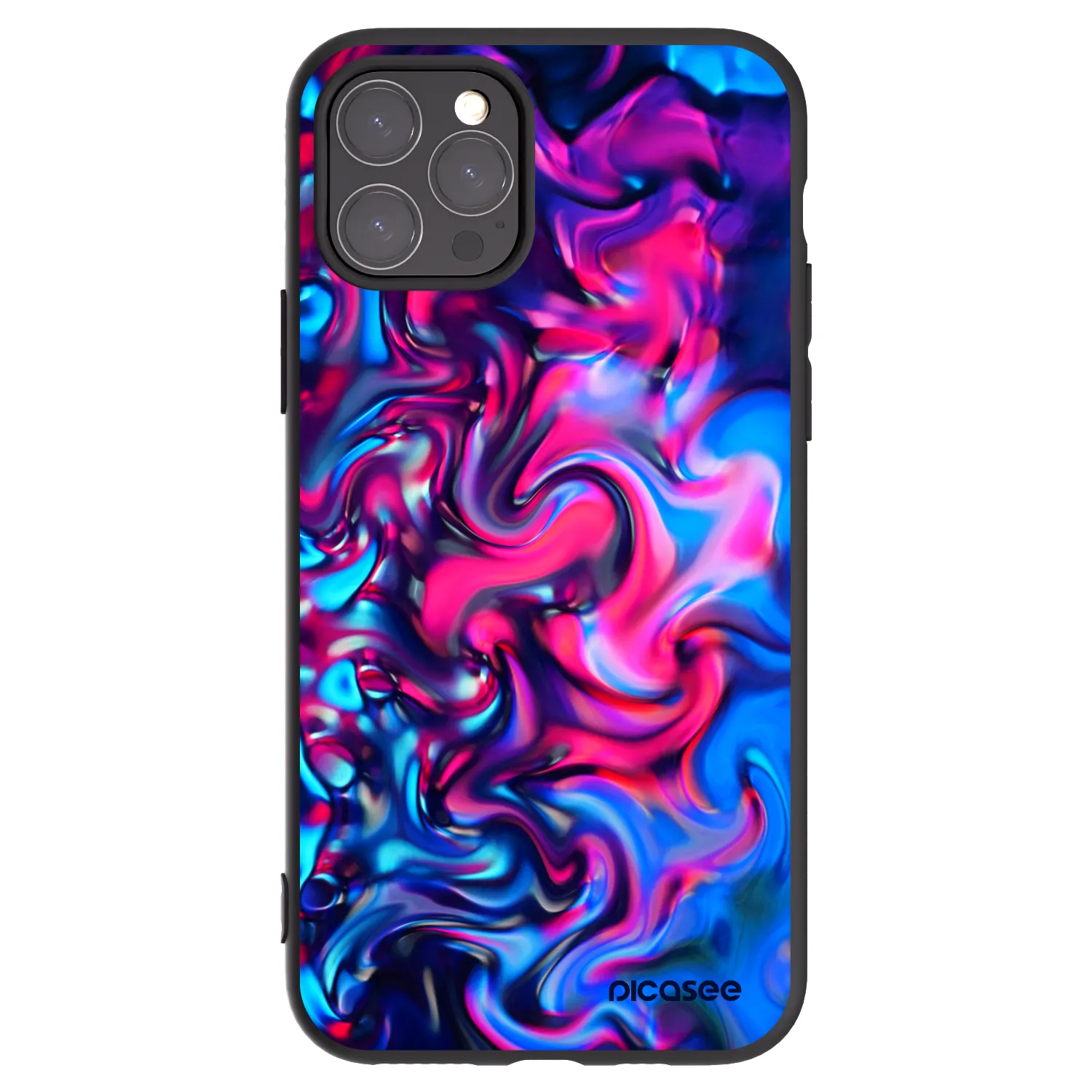 Picasee silikonski črni ovitek za Apple iPhone 11 Pro - Redlight